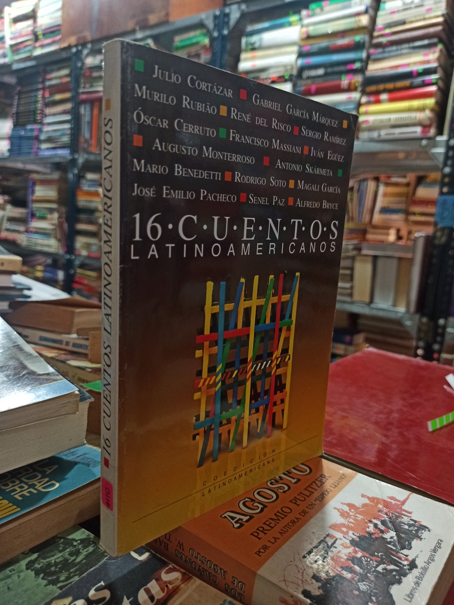 16 CUENTOS LATINOAMÉRICANOS POR JULIO CORTÁZAR Y OTROS USADO NOVELAS ALDAMA
