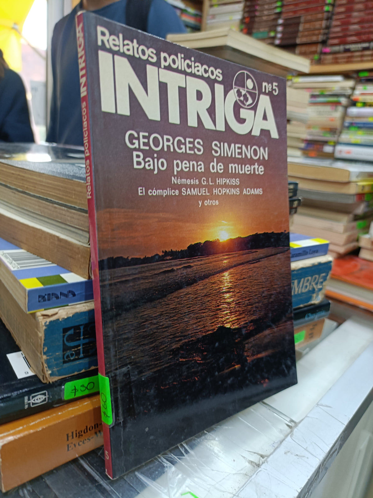 RELATOS POLICIACOS INTRIGA POR GEORGES SIMENON USADO NOVELA JUAREZ 515