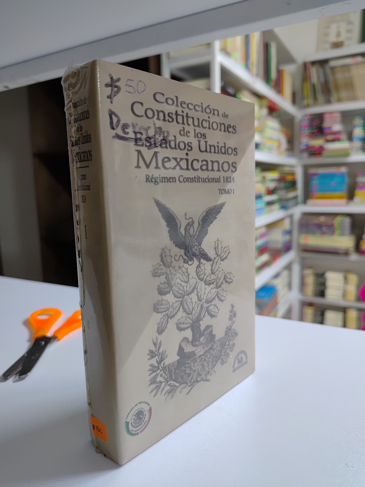 COLECCION DE CONSTITUCIONES DE LOS ESTADOS UNIDOS MEXICANOS TOMO 1 POR EDITORIAL PORRUA USADO DERECHO JUAREZ 515