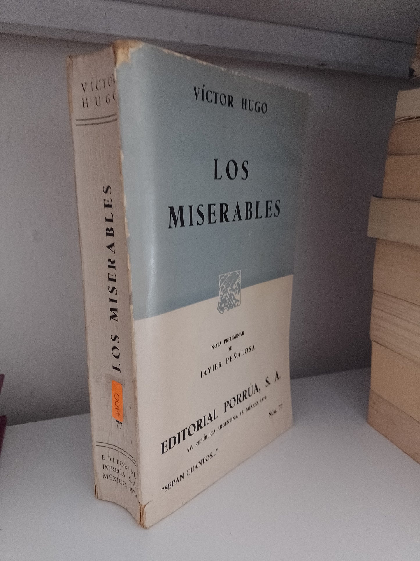 LOS MISERABLES POR VICTOR HUGO USADO NOVELA JUAREZ 515