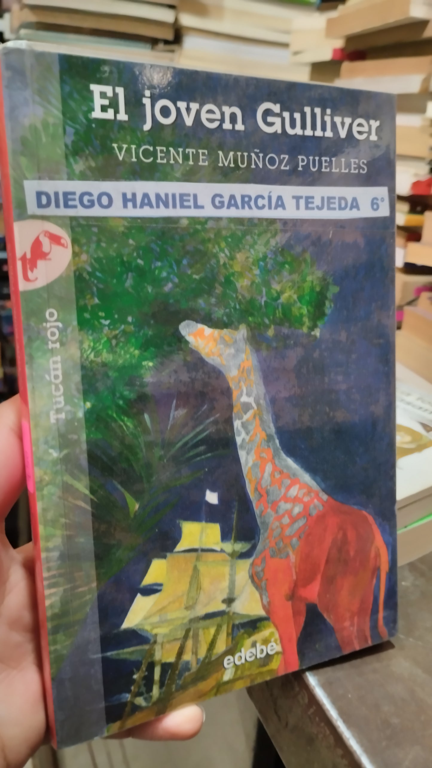 EL JOVEN GULLIVER POR VICENTE MUÑOZ PUELLES LIBRO USADO INFANTIL ALDAMA