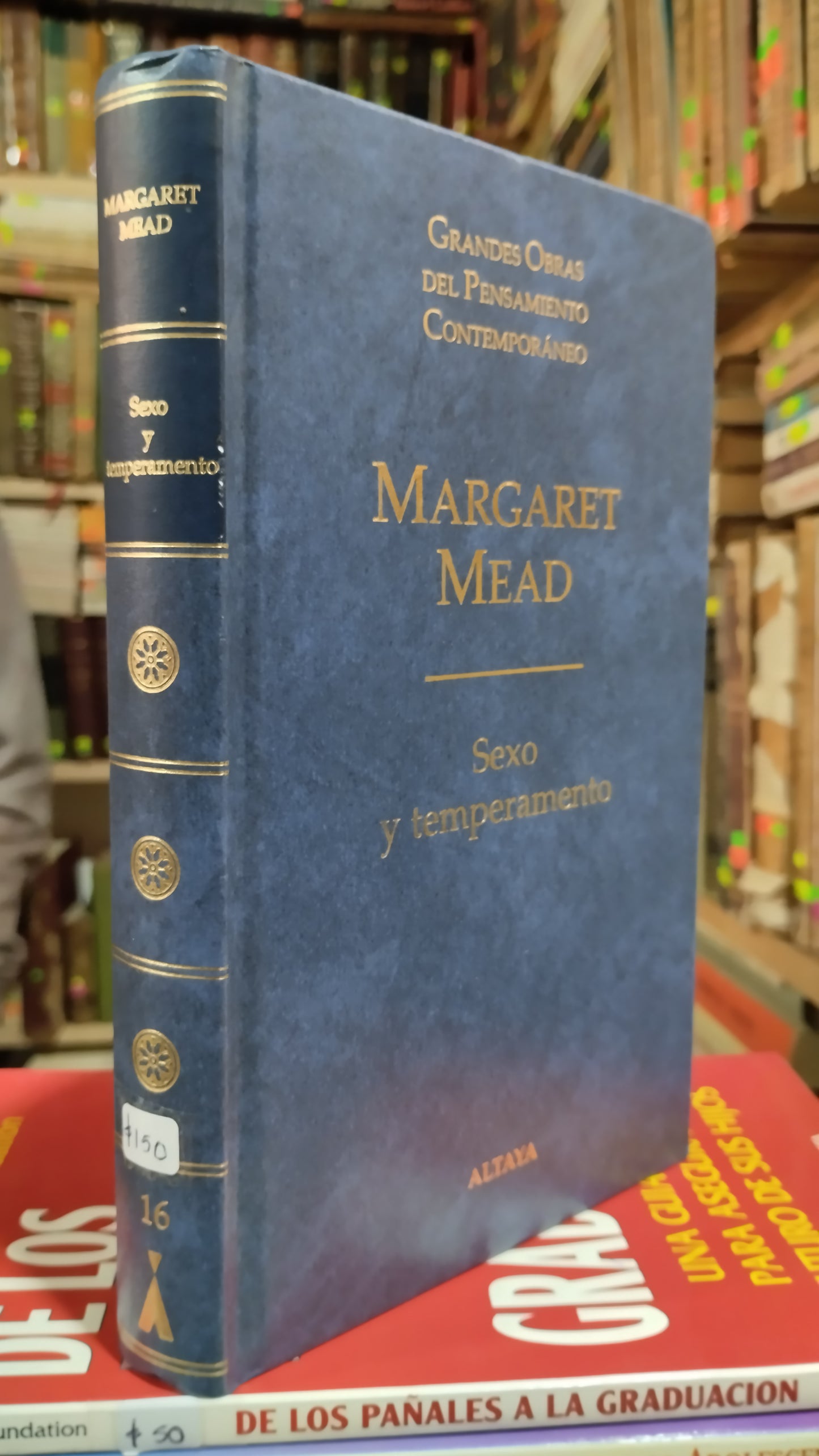 SEXO Y TEMPERAMENTO POR MARGARET MEAD LIBRO USADO PSICOLOGIA ALDAMA
