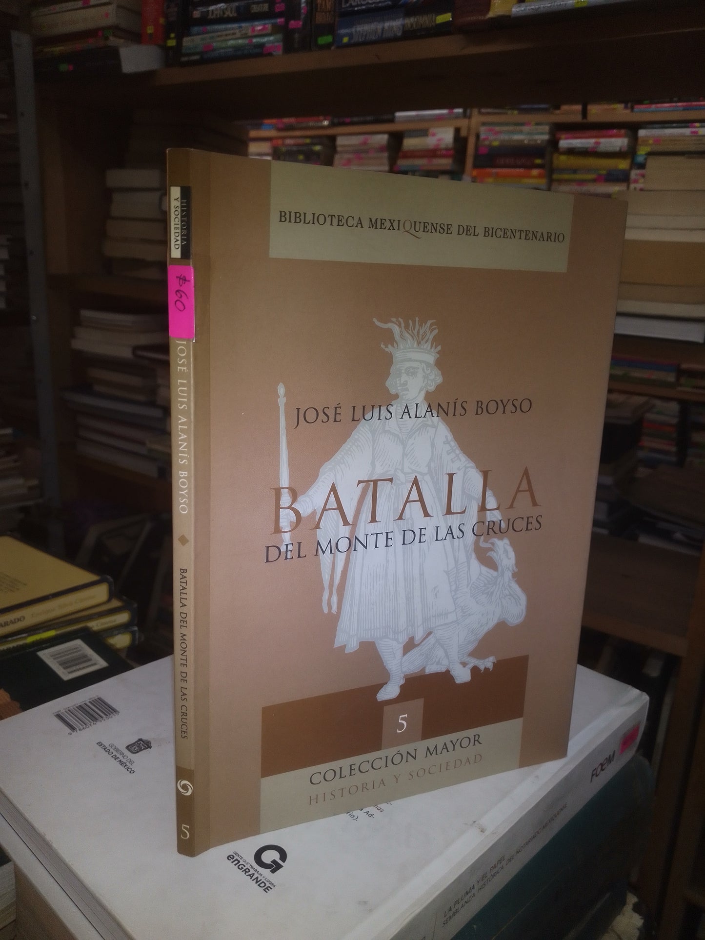 BATALLA DEL MONTE DE LAS CRUCES POR JOSÉ LUIS ALANÍS BOYSO USADO HISTORIA LITERARIO 207