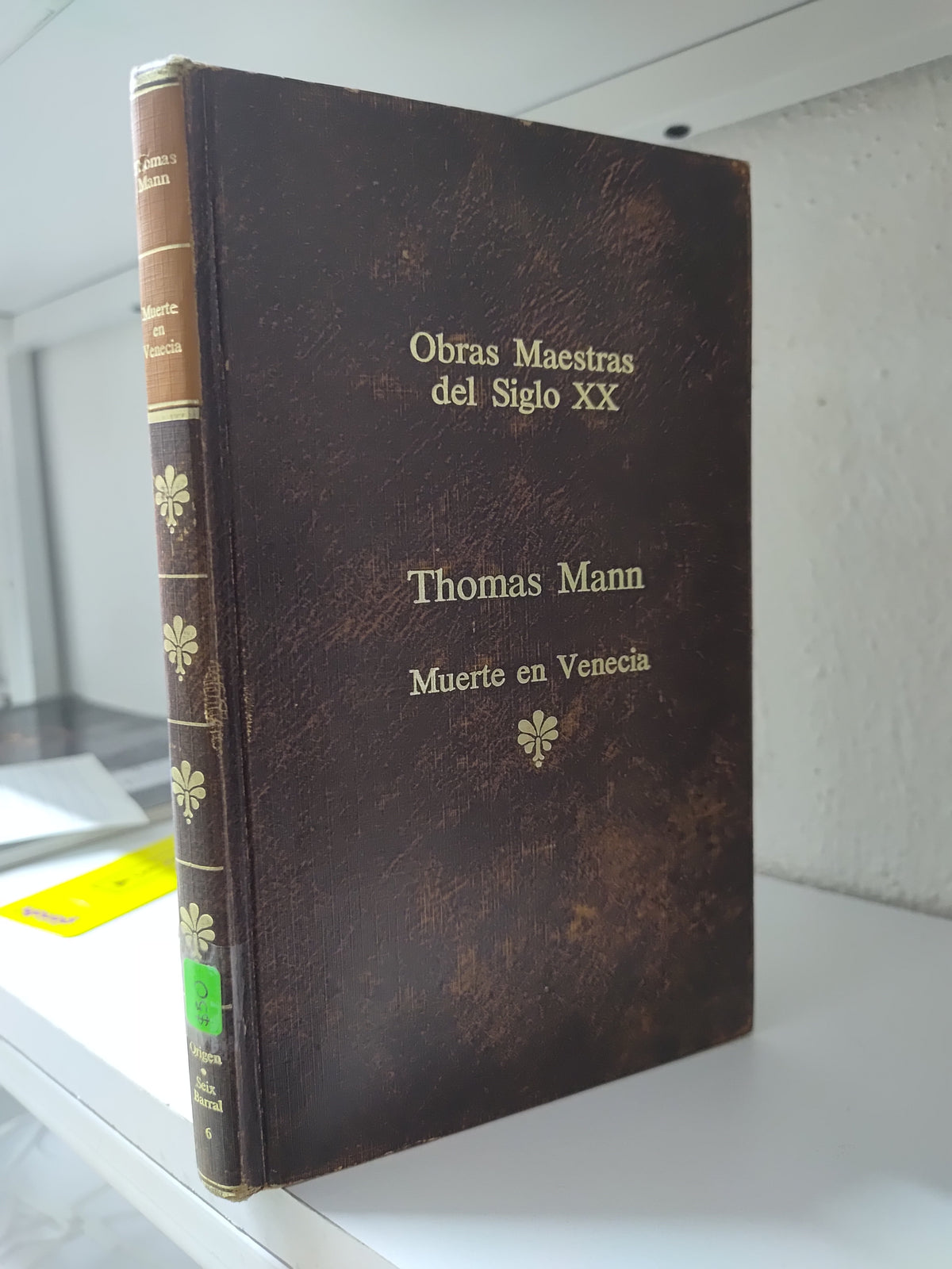 OBRAS MAESTRAS DEL SIGLO 20 POR THOMAS MANN USADO NOVELAS JUAREZ 515