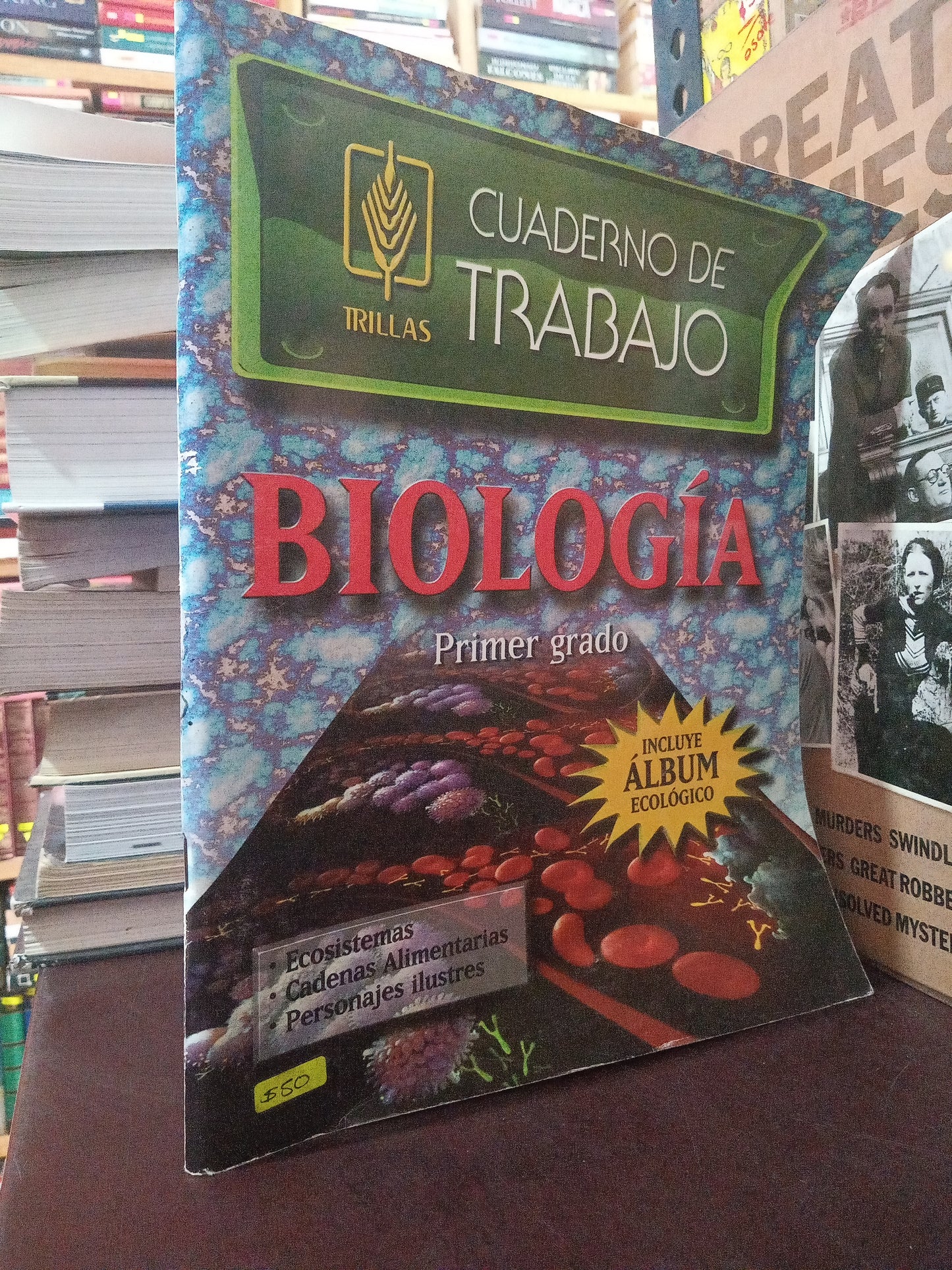 BIOLOGIA CUADERNO DE TRABAJO USADO BIOLOGÍA LITERARIO 305