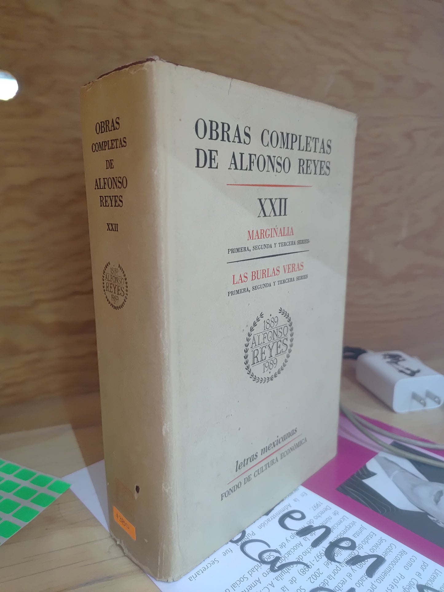 OBRAS COMPLETAS DE ALFONSO REYES TOMO 22 MARGINALIA LAS BURLAS VERAS USADO NOVELAS JUAREZ 515