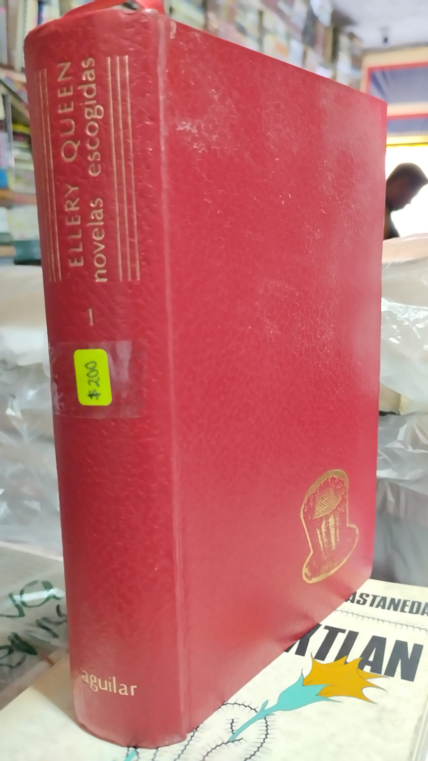 NOVELAS ESCOGIDAS POR ELLERY QUEEN LIBRO USADO ANTIGUO ALDAMA