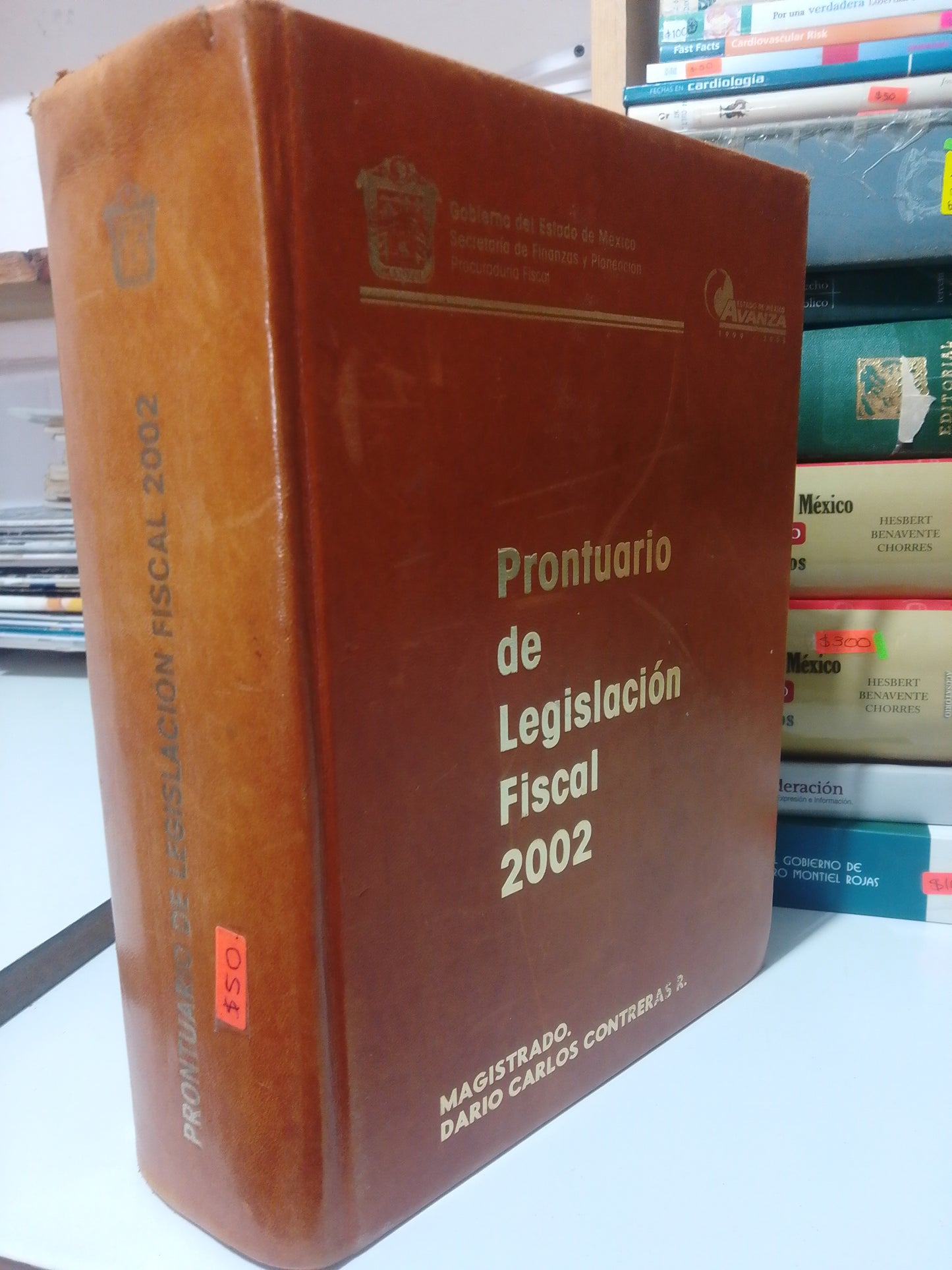 PRONTUARIO DE LEGISLACION FISCAL 2002 POR DARIO CARLOS CONTRERAS USADO DERECHO JUAREZ