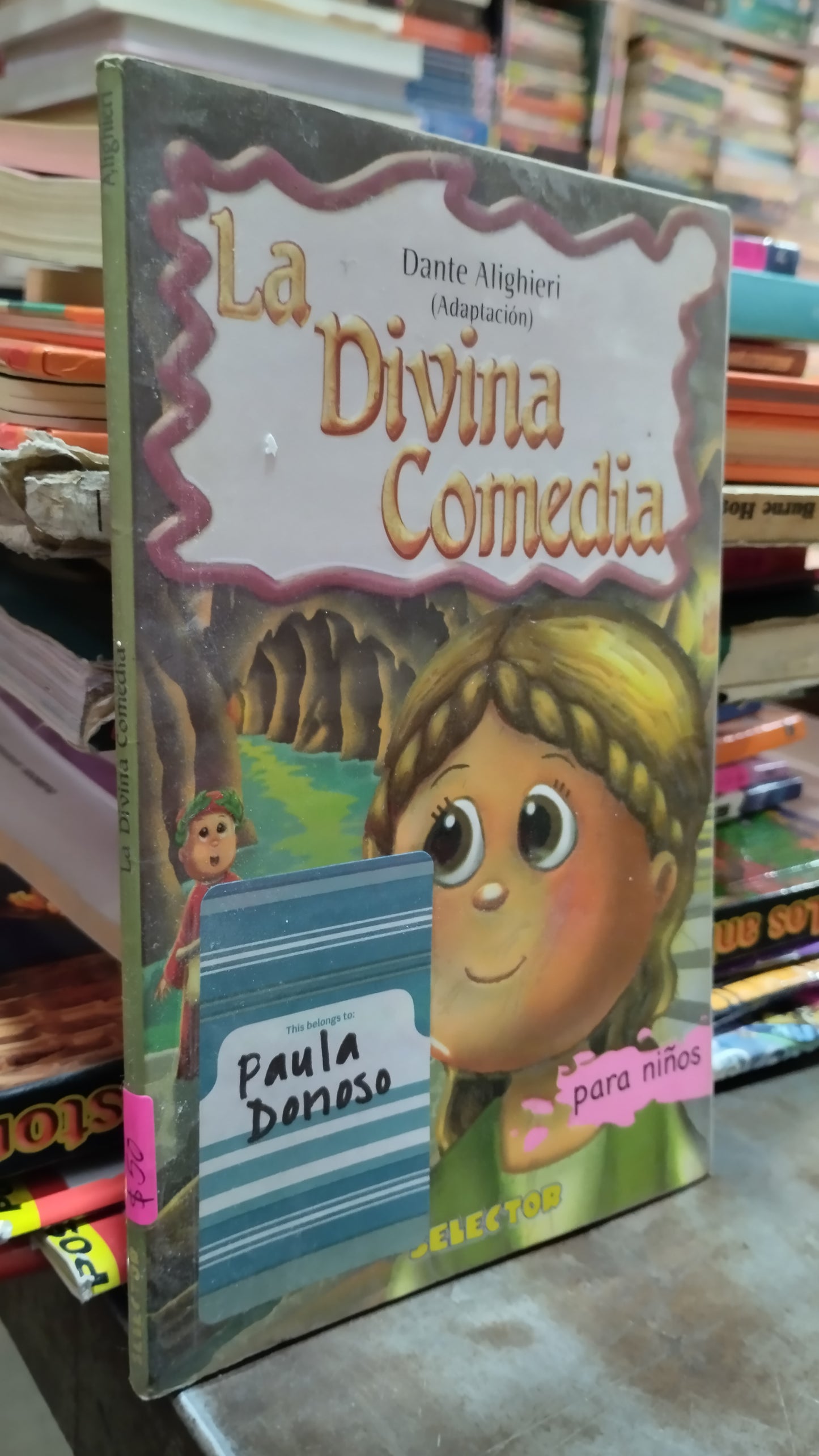 LA DIVINA COMEDIA POR DANTE ALIGHIERI LIBRO USADO INFANTIL ALDAMA