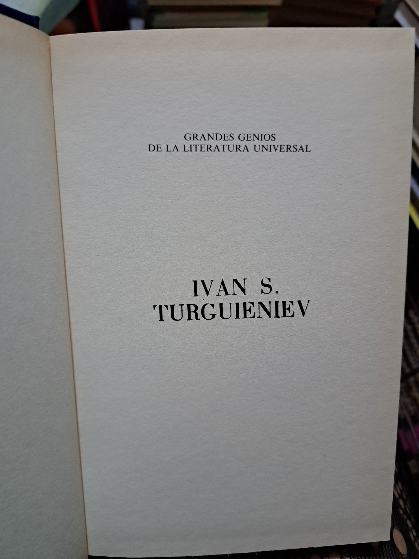 IVAN S. TURGUIENIEV LLUVIAS PRIMAVERALES, UN SUEÑO USADO NOVELA JUÁREZ