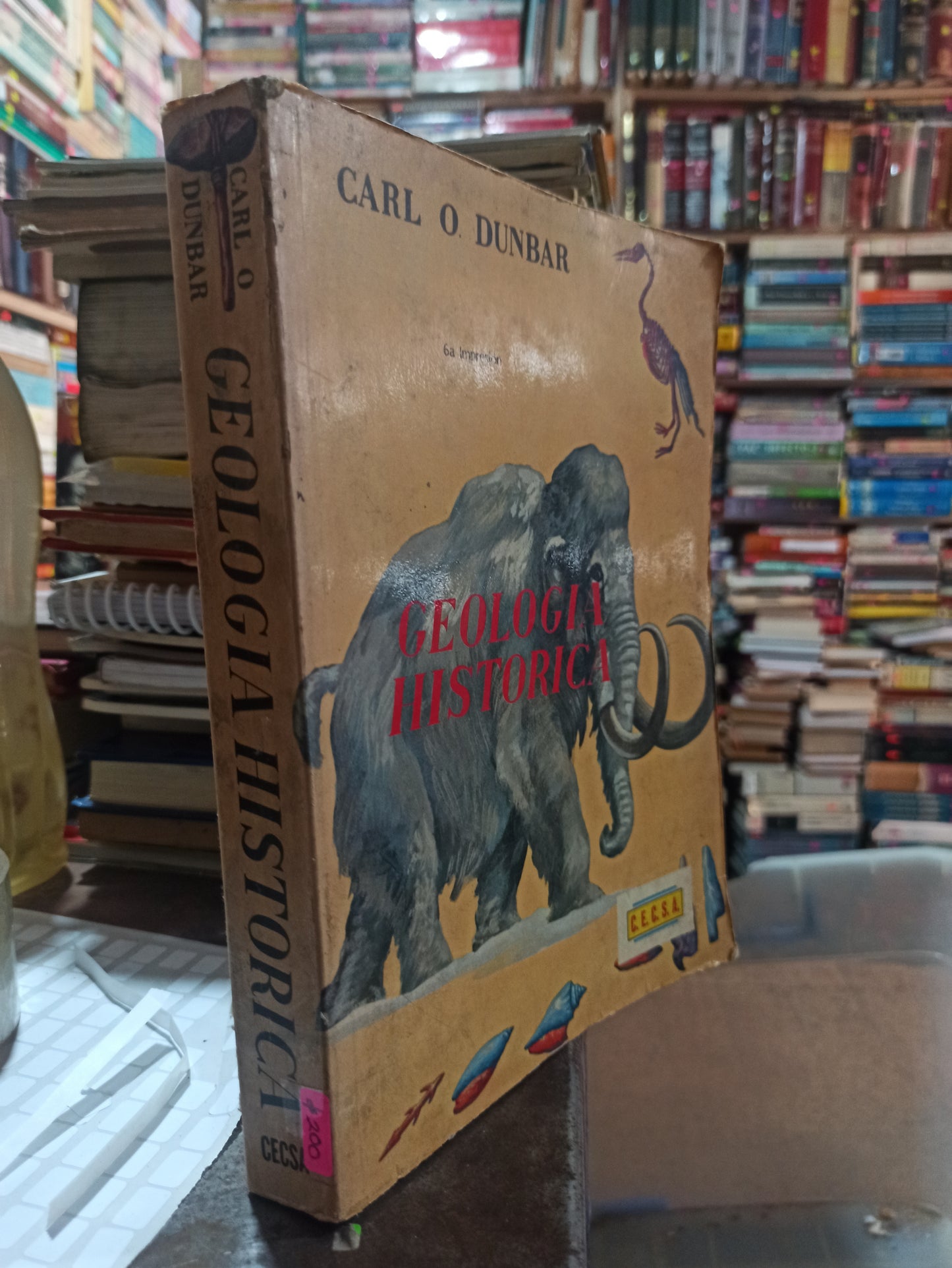 GEOLOGIA HISTORICA POR CARL O. DUNBAR USADO GEOGRAFIA ALDAMA