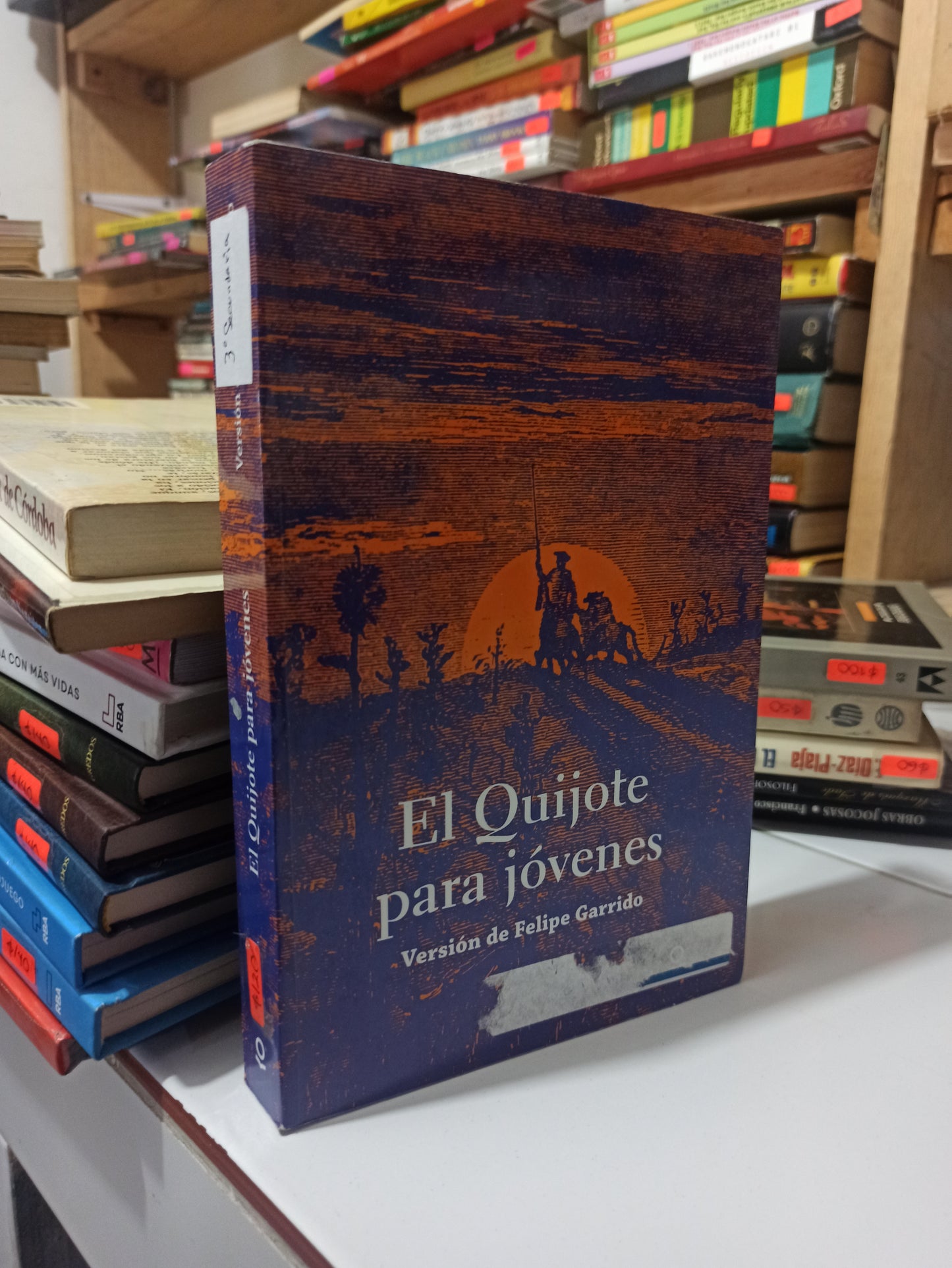 EL QUIJOTE PARA JOVENES POR FELIPE GARRIDO USADO NOVELAS JUÁREZ