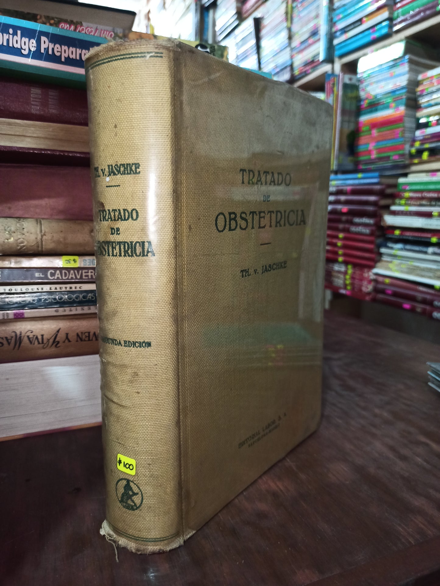 TRATADO DE OBSTETRICIA POR TH. V. JASCHKE USADO SALUD ALDAMA
