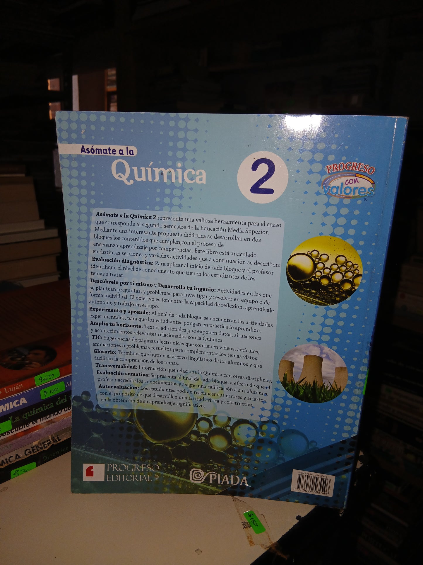 ASÓMATE A LA QUÍMICA 2 POR PALEO, JAIME Y LUJÁN USADO QUÍMICA LITERARIO 207