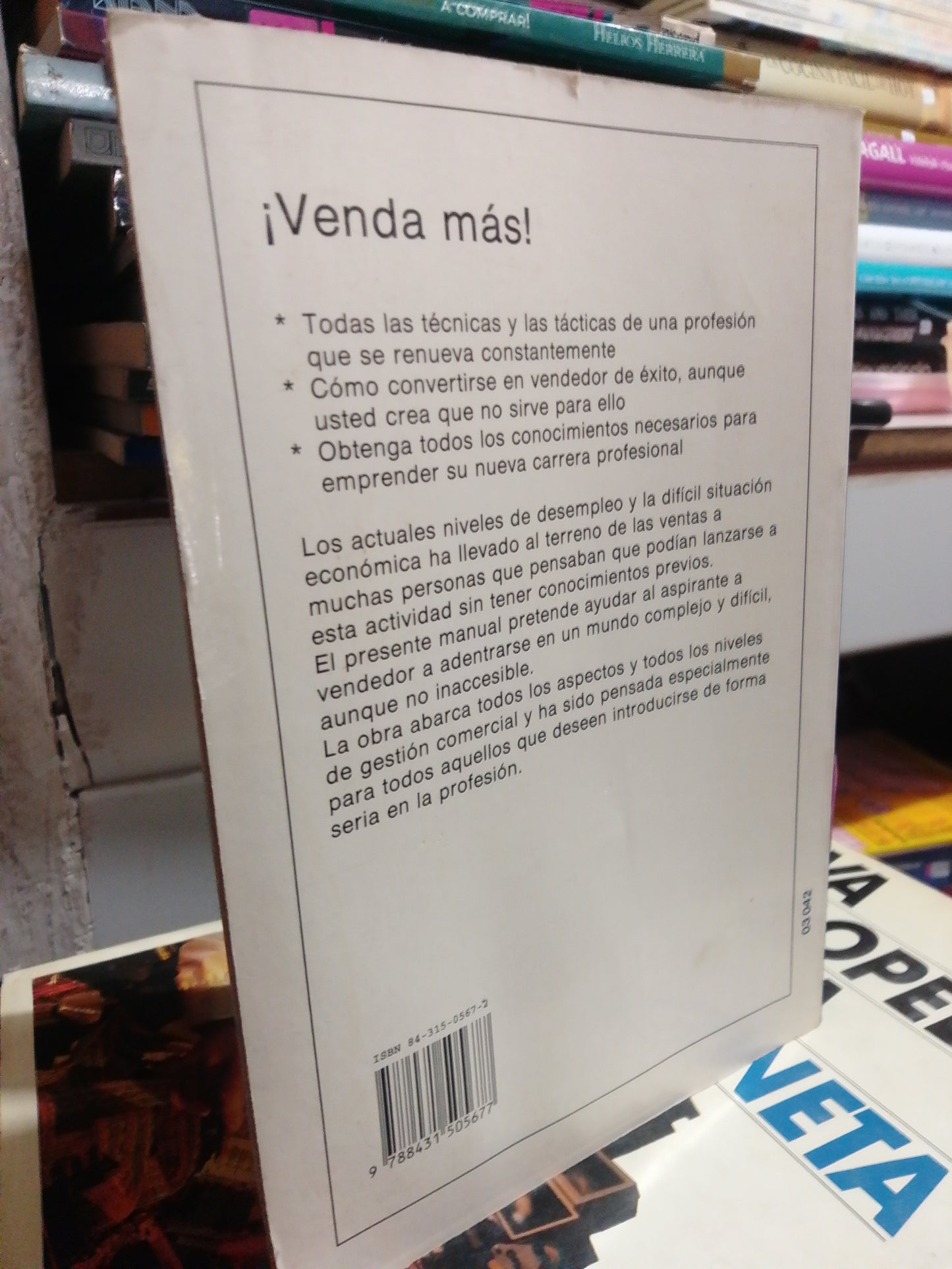 VENDA MAS POR J.LUIS CANALES SUP.PERSONAL JUAREZ