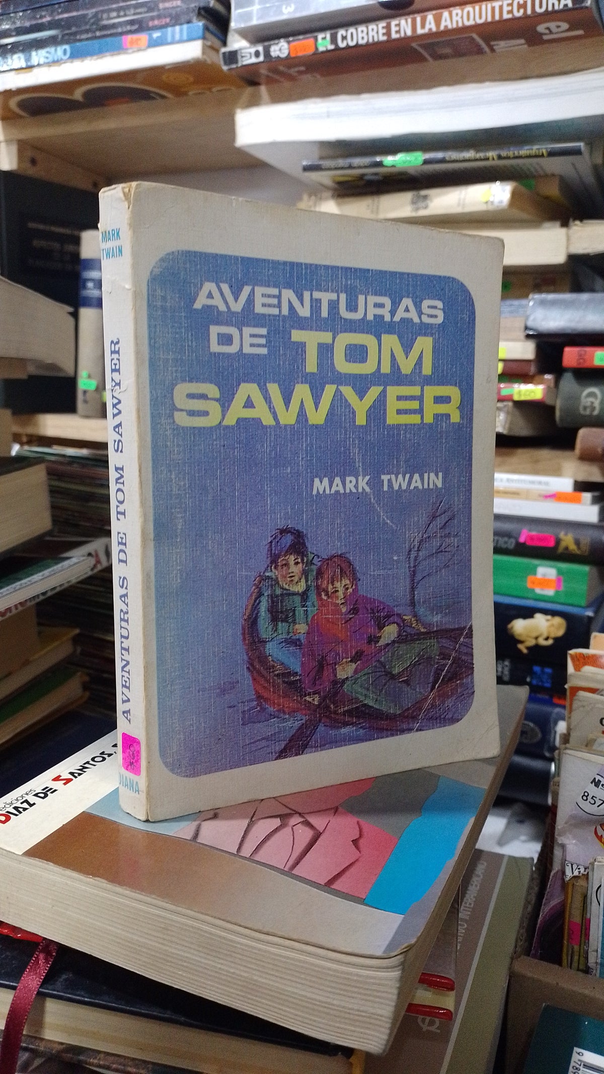 AVENTURAS DE TOM SAWYER POR MARK TWAIN USADO NOVELA JUAREZ 515