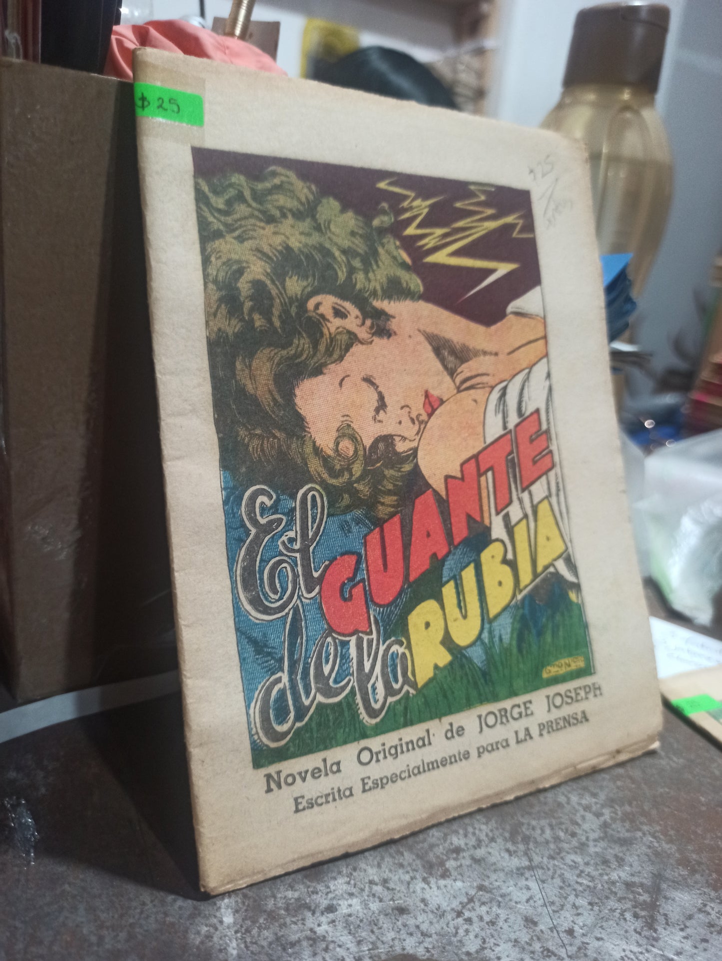 EL GUANTE DE LA RUBIA POR LEO D'OLMO USADO ANTIGUOS ALDAMA