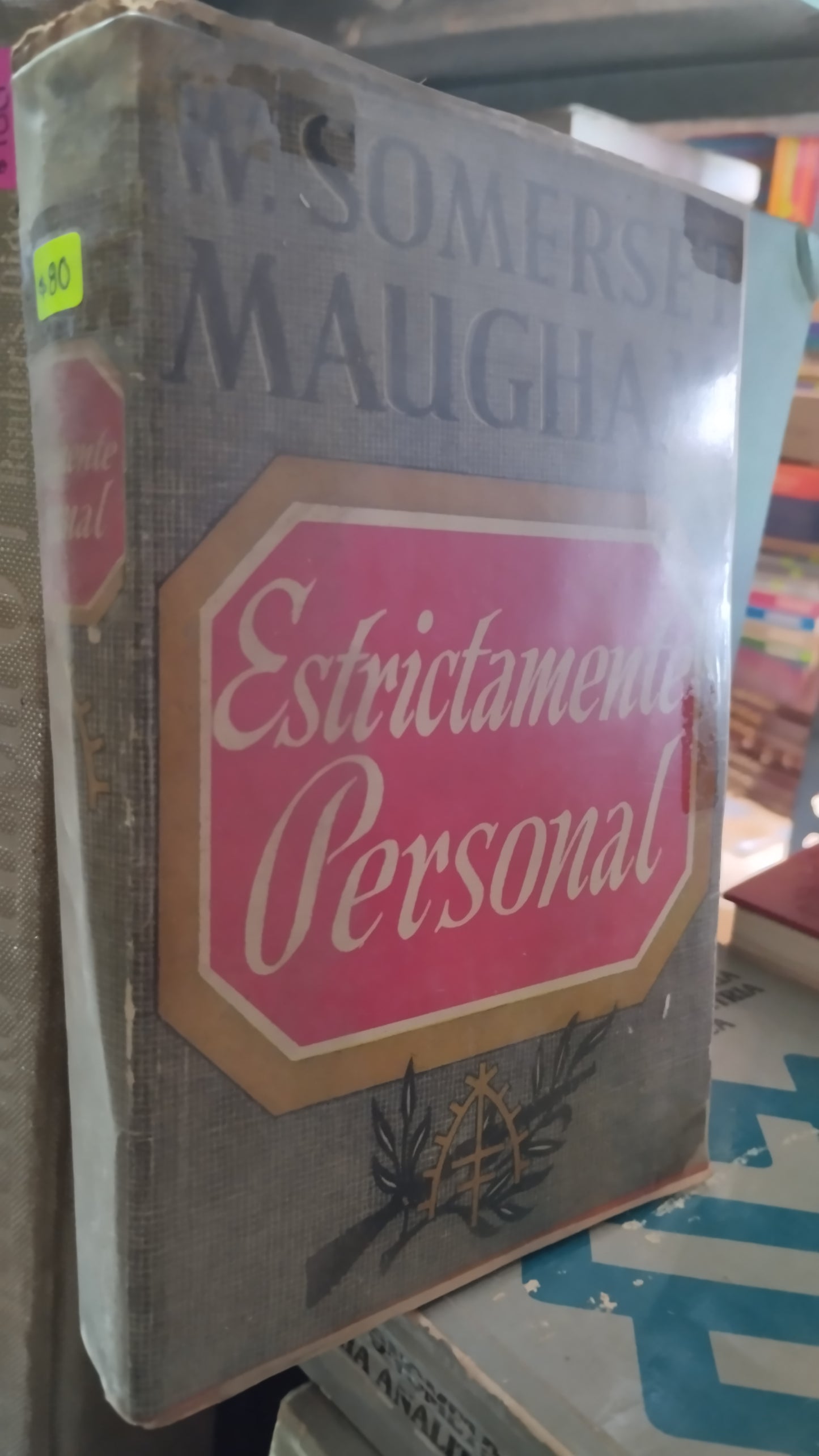 ESTRICTAMENTE PERSONAL POR W SOMERSET MAUGHAM LIBRO USADO NOVELAS ALDAMA