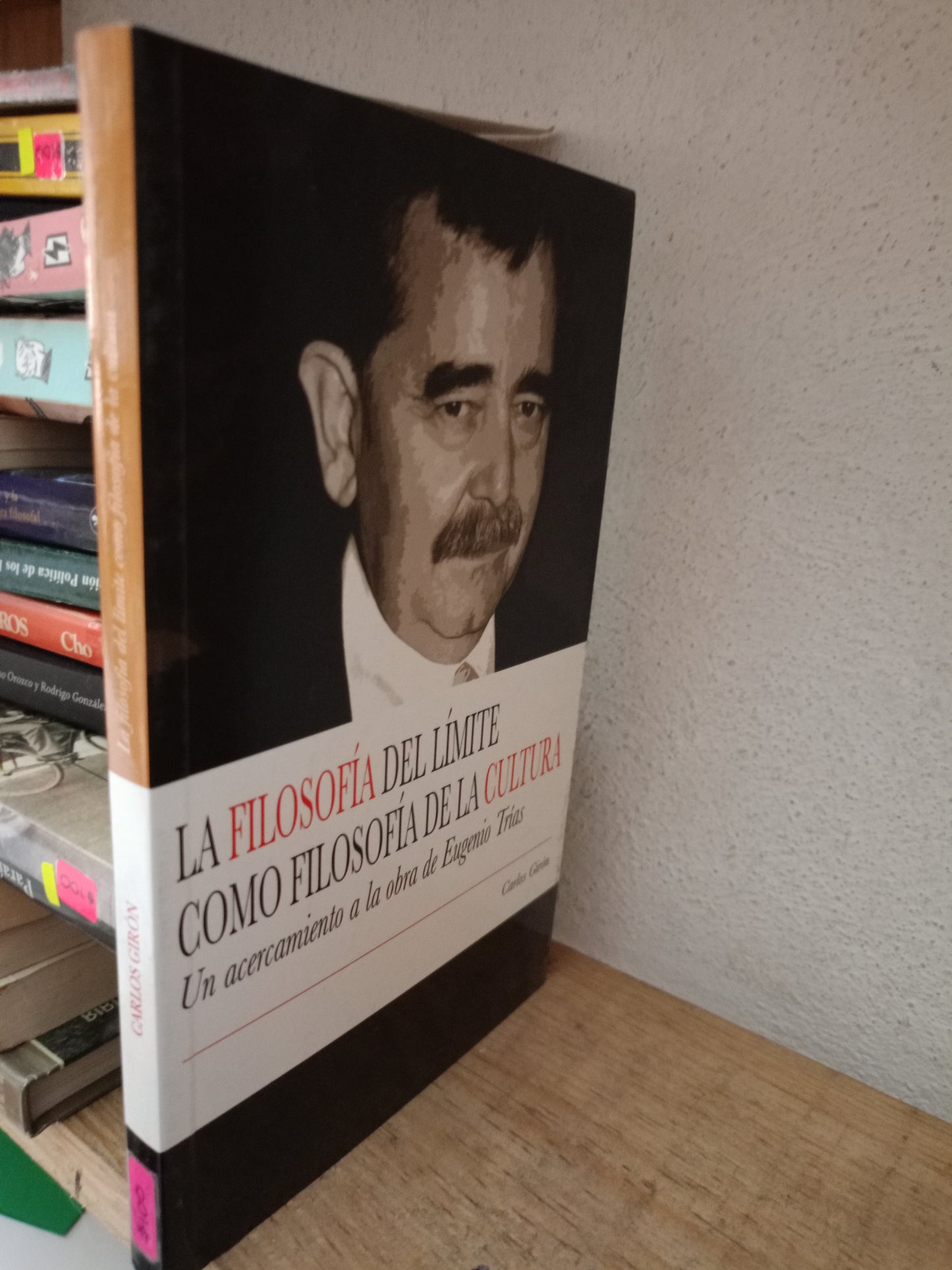 LA FILOSOFÍA DEL LIMITE COMO FILOSOFIA DE LA CULTURA POR CARLOS GIRON USADO FILOSOFIA LITERARIO 305