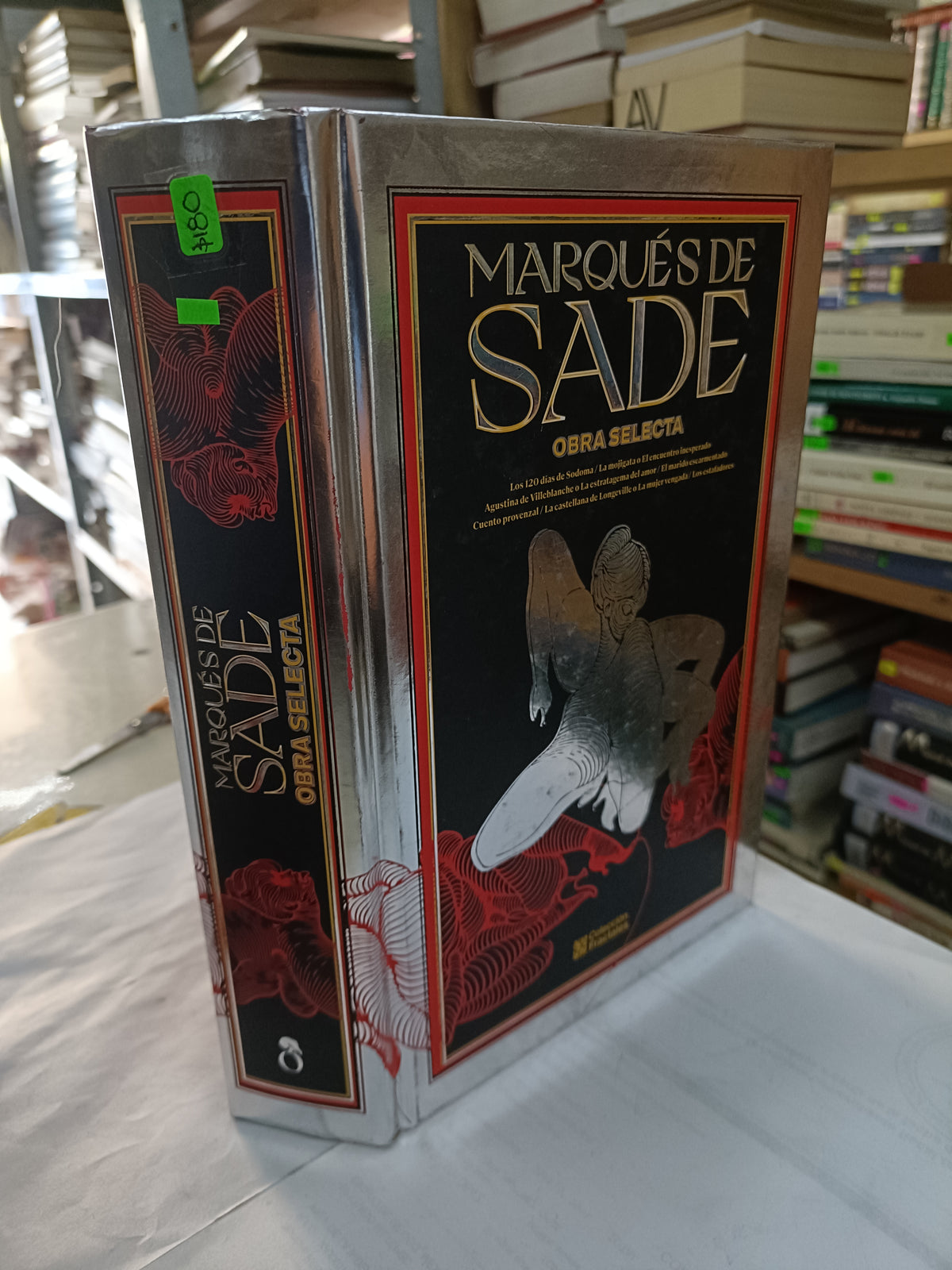 OBRA SELECTA POR MARQUES DE SADE USADO NOVELA LITERARIO 207
