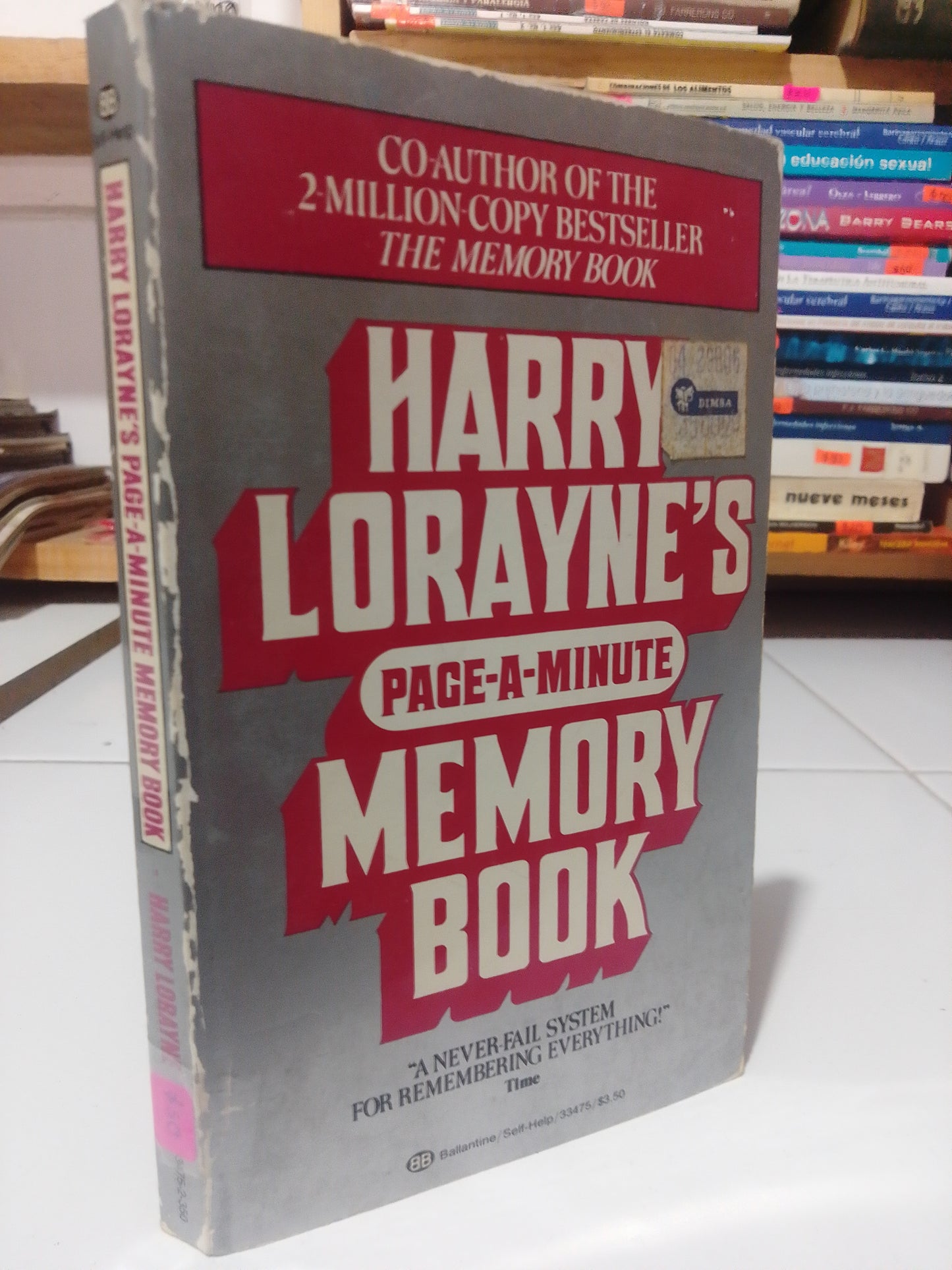 PAGE A MINUTE MEMORY BOOKS POE HARRY LORAYNES USADO IDIOMAS JUAREZ