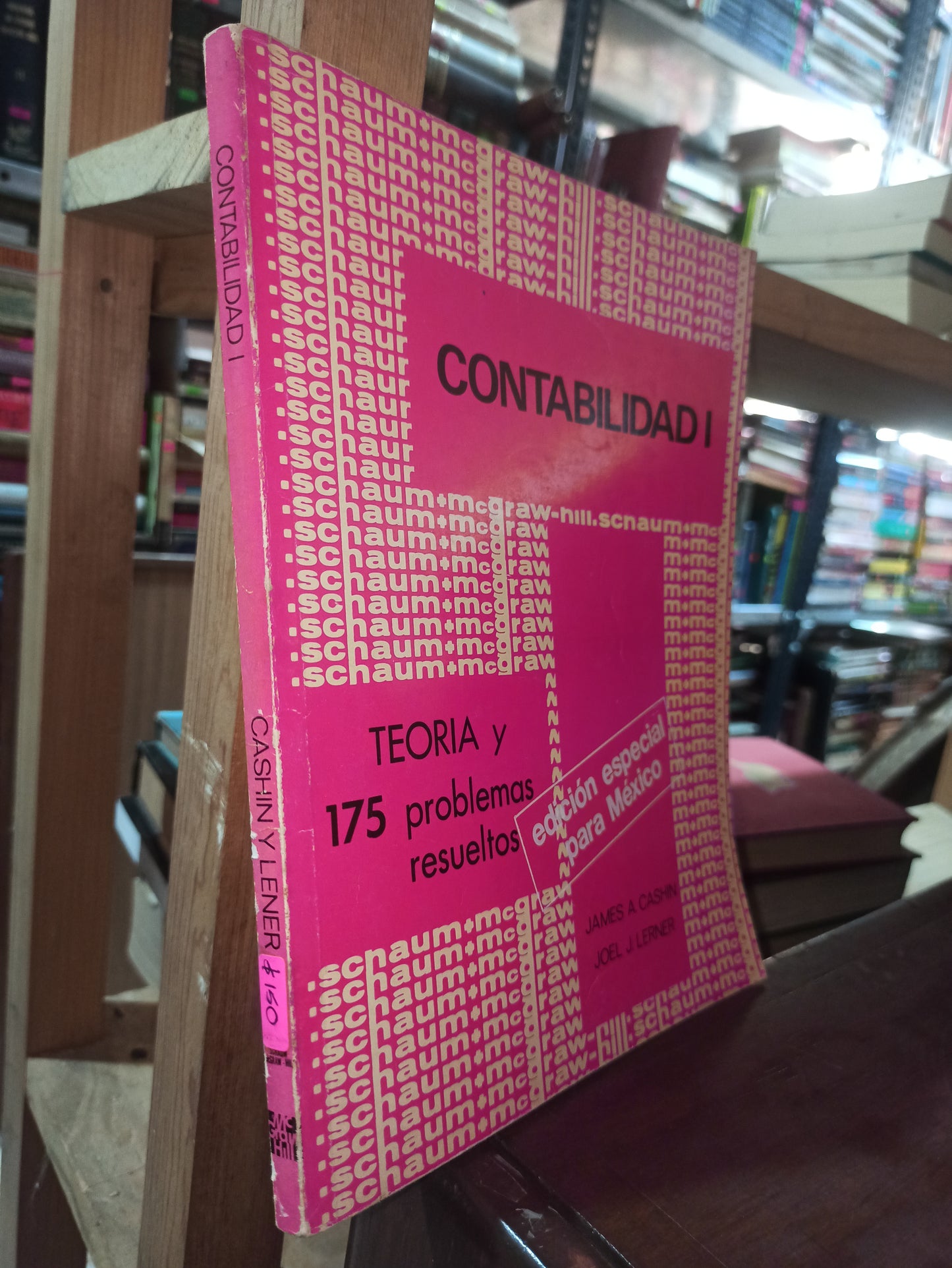 CONTABILIDAD TEORIA Y 175 PROBLEMAS RESUELTOS POR JAMES A. CASHIN USADO ADMINISTRACIÓN ALDAMA