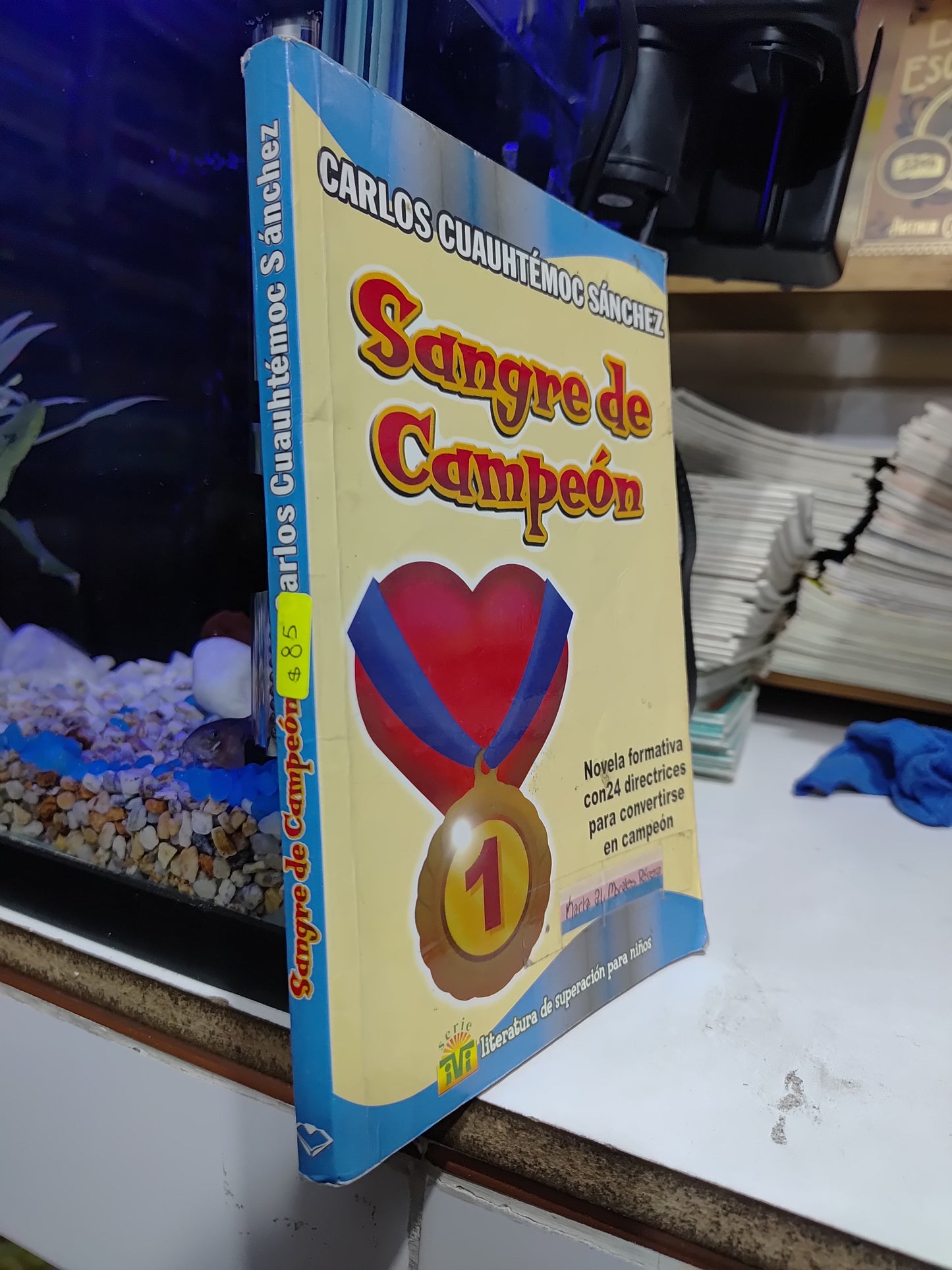 SANGRE DE CAMPEON POR CARLOS CUAUHTEMOC SANCHEZ USADO SUP PERSONAL JUAREZ