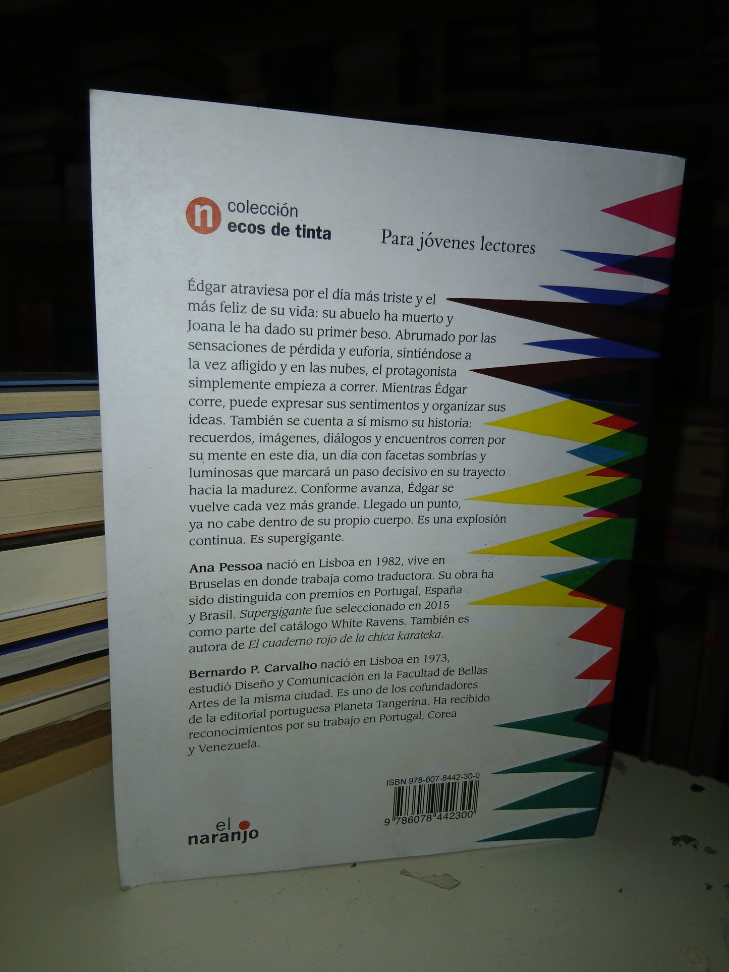 SUPERGIGANTE POR ANA PESSOA USADO NOVELA LITERARIO 207