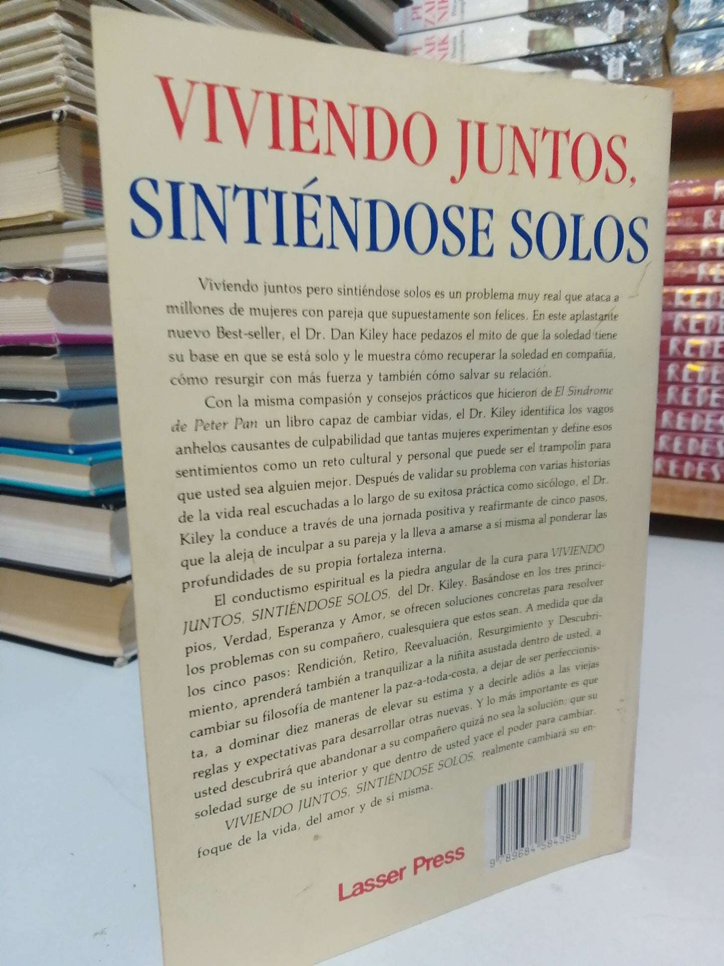 VIVIENDO JUNTOS SINTIÉNDOSE SOLOS POR DR. DAN KILEY USADO SUP.PERSONAL JUÁREZ