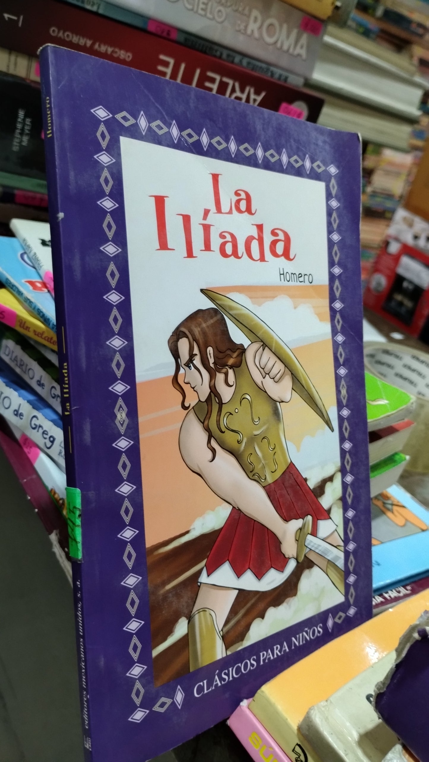 LA ILIADA POE HOMERO LIBRO USADO INFANTIL ALDAMA