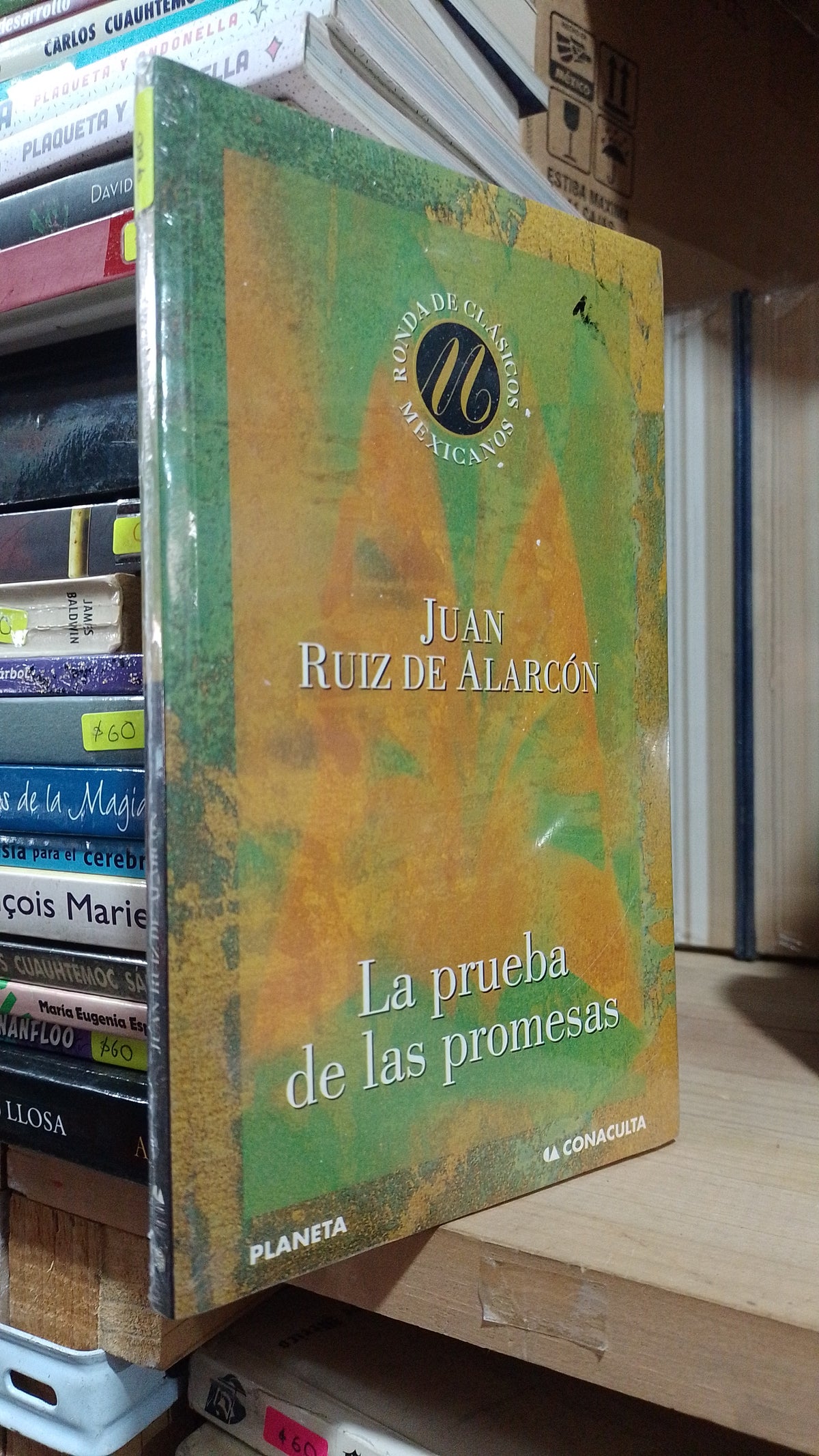 LA PRUEBA DE LAS PROMESAS POR JUAN RUIZ DE ALARCON USADO NOVELA ALDAMA