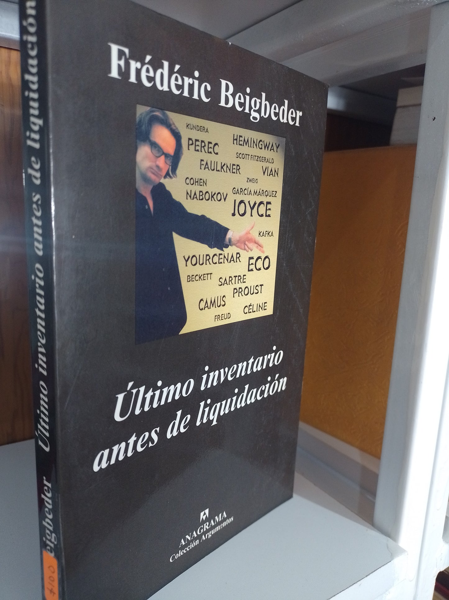 ULTIMO INVENTARIO AMTES DE LIQUIDACIÓN POR FREDERIC BEIGBEDER USADO NOVELA JUAREZ 515