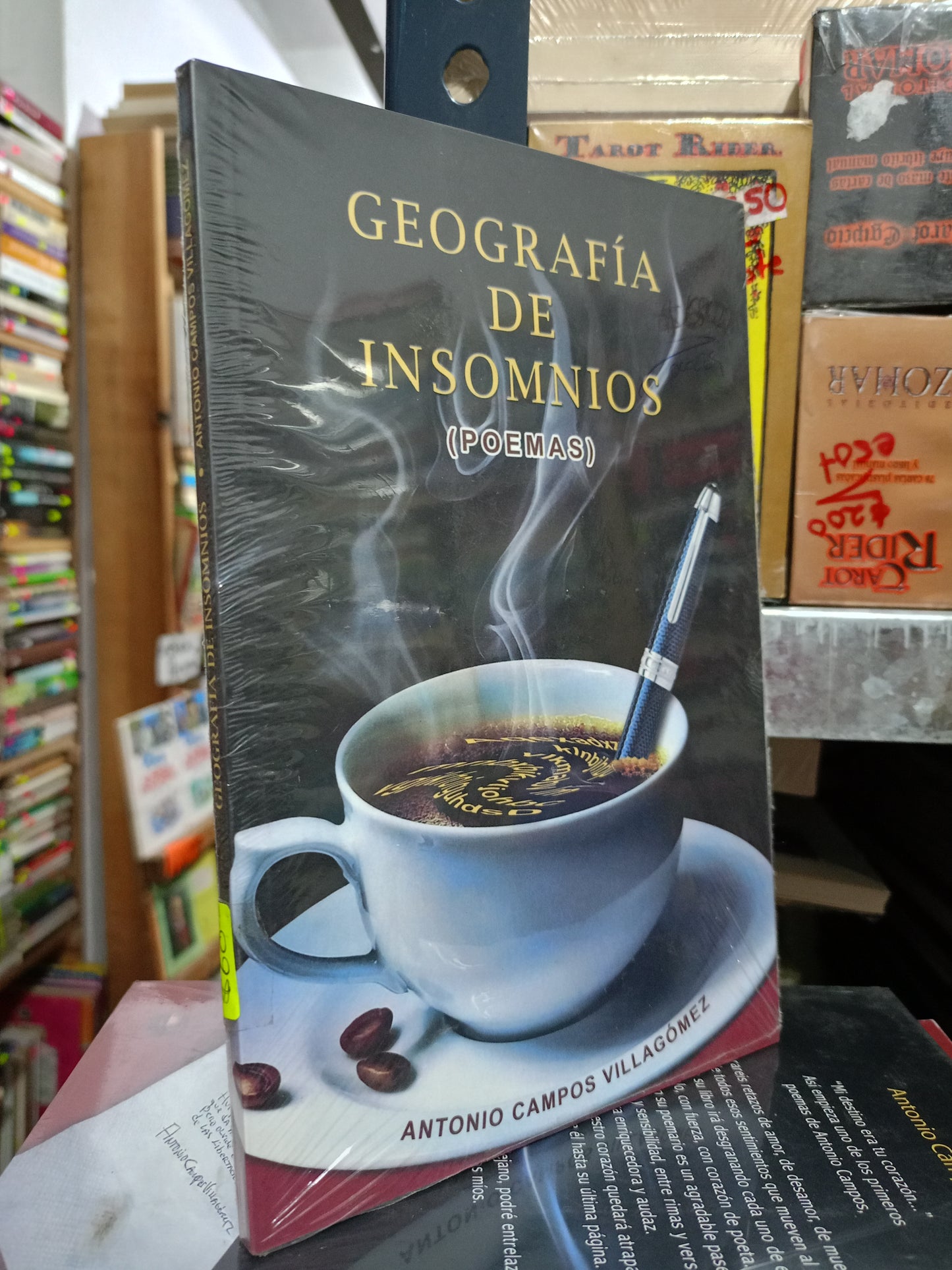 GEOGRAFÍA DE INSOMNIOS POEMAS ANTONIO CAMPOS VILLAGÓMEZ USADO POESÍA LITERARIO #305
