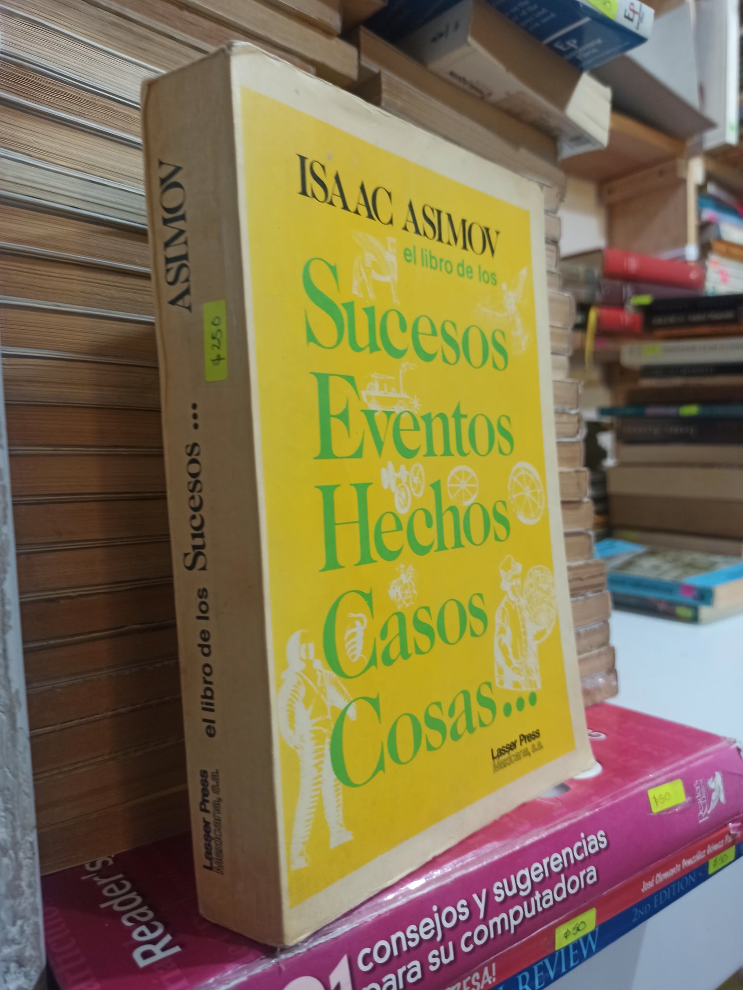 SUCESOS EVENTOS HECHOS CASOS COSAS... POR ISAAC ASIMOV USADO NOVELAS JUÁREZ