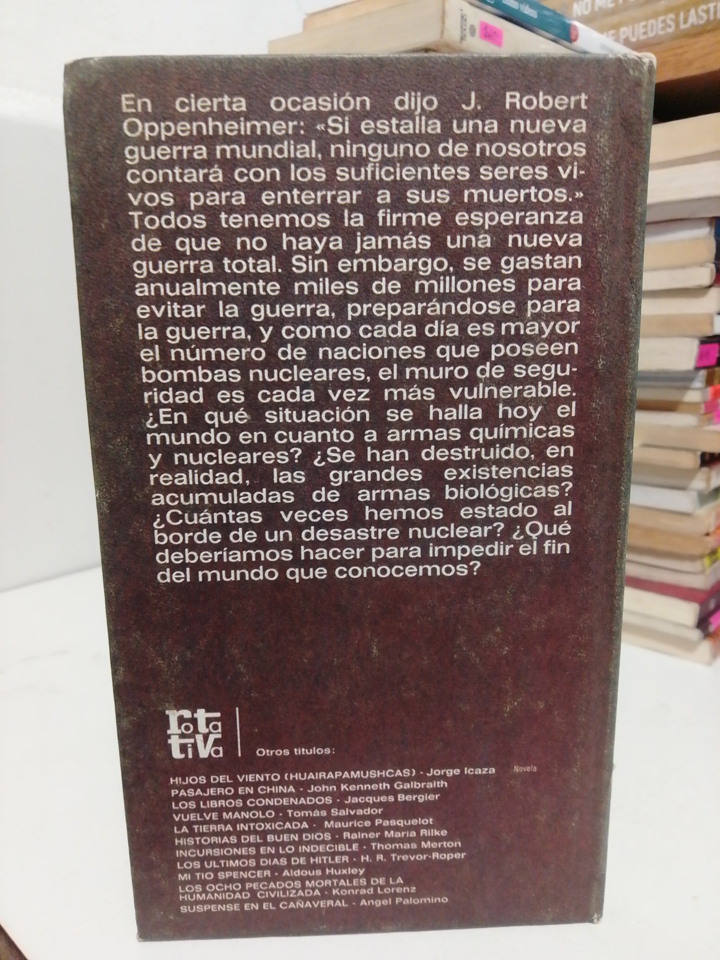 CUANDO ESTALLE LA GUERRA POR MARTÍN KAIDIN USADO NOVELA JUÁREZ
