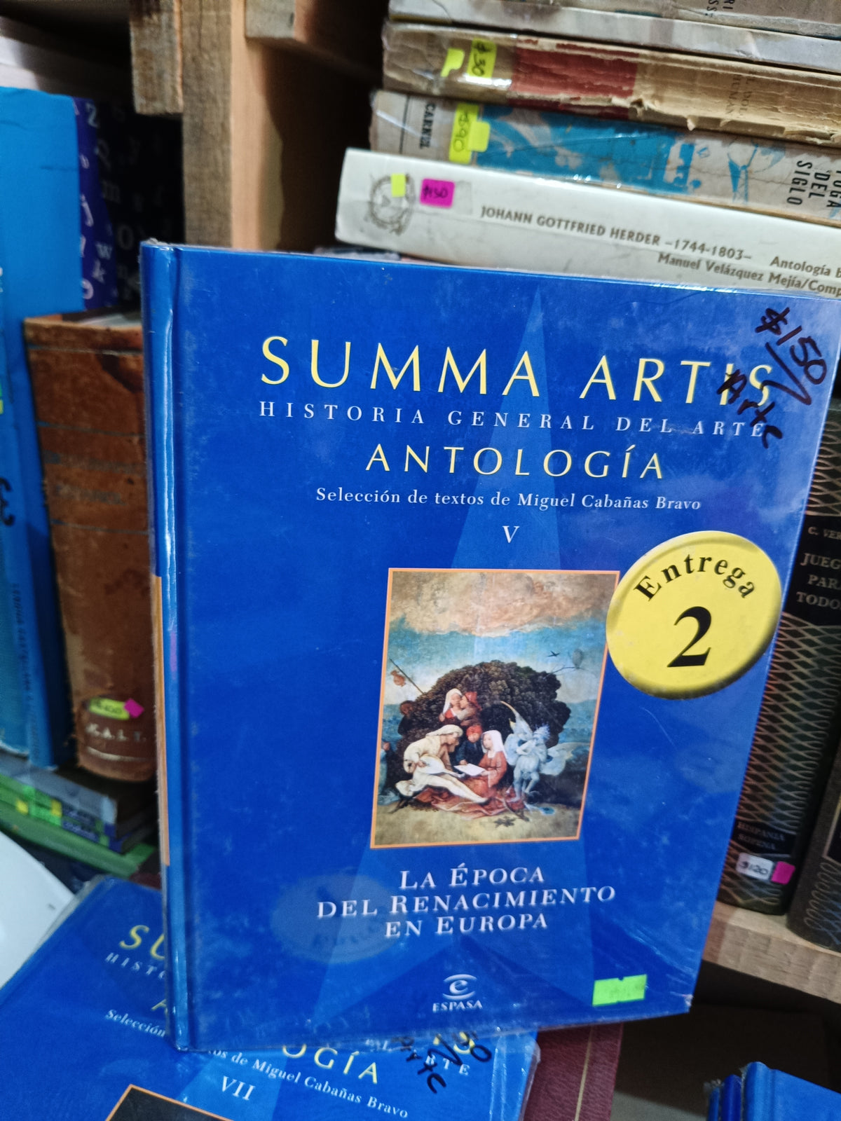 LA EPOCA DEL RENACIMIENTO EN EUROPA SUMMA ARTIS ANTOLOGIA USADO ARTE LITERARIO 305