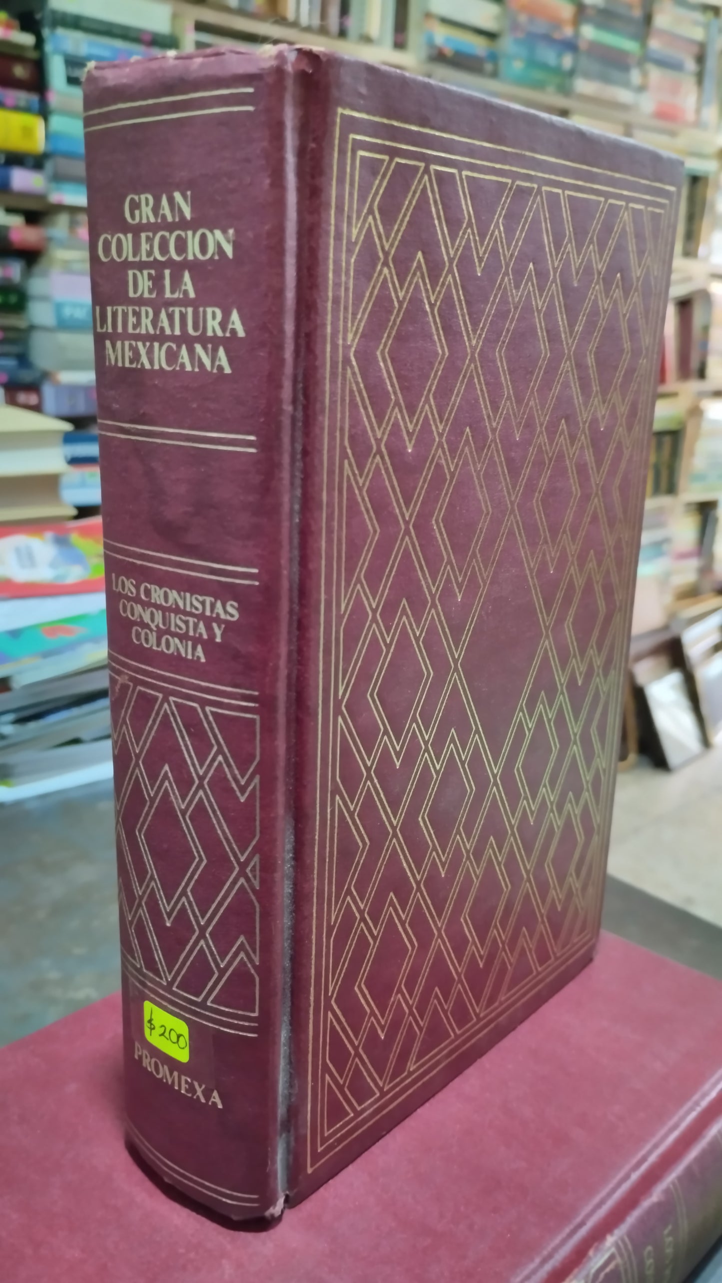 LOS CRONISTAS CONQUISTA Y COLONIA LIBRO USADO NOVELAS ALDAMA