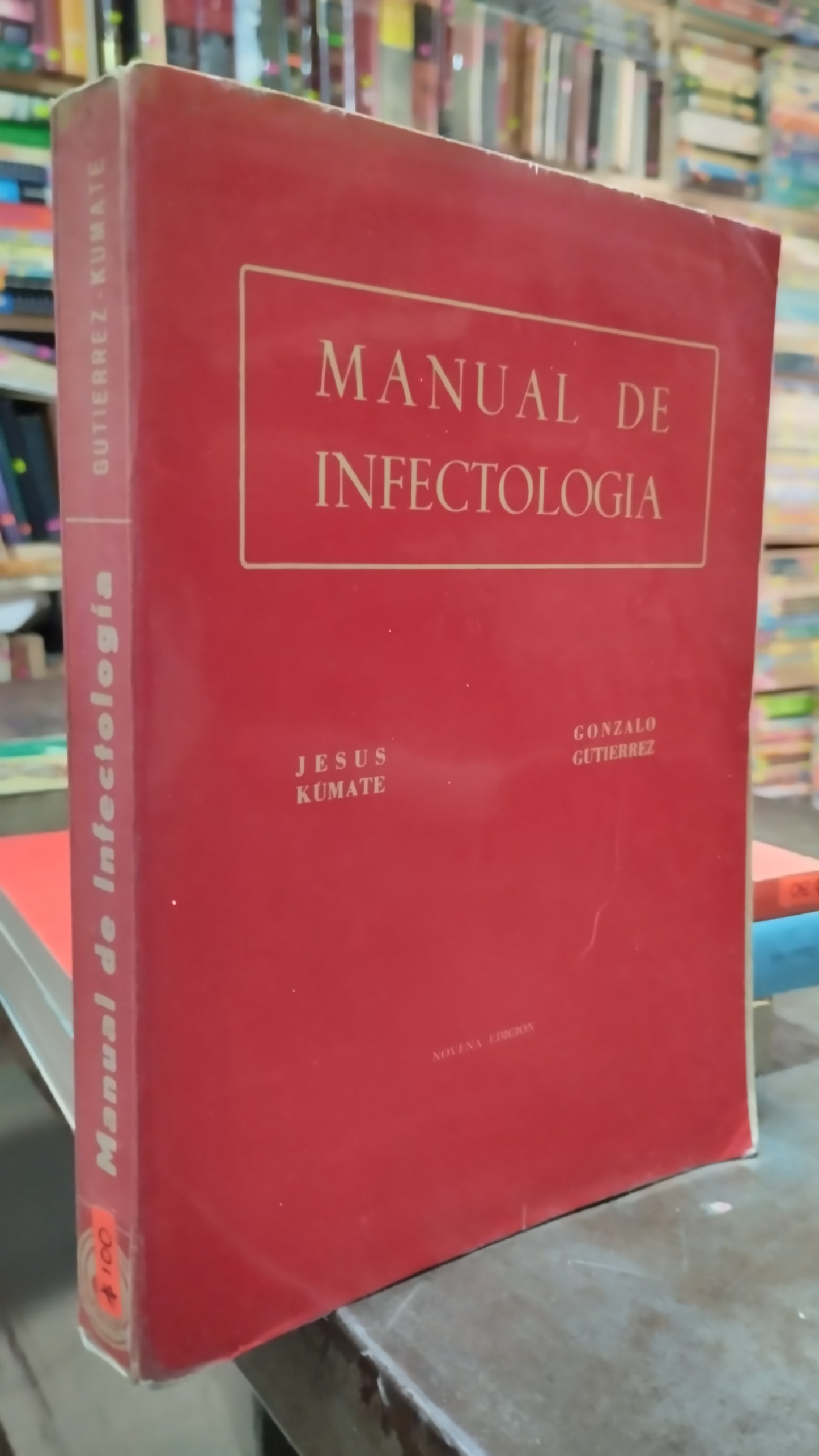 MANUAL DE INFECTOLOGIA POR JESUS KUMATE LIBRO USADO SALUD ALDAMA