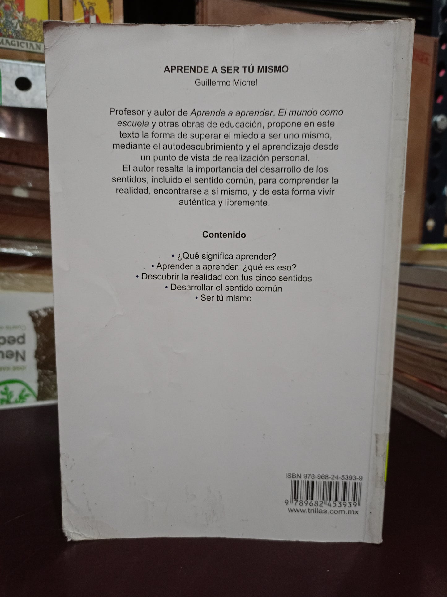 APRENDE A SER TÚ MISMO POR GUILLERMO MICHEL USADO SUPERACIÓN PERSONAL LITERARIO 305