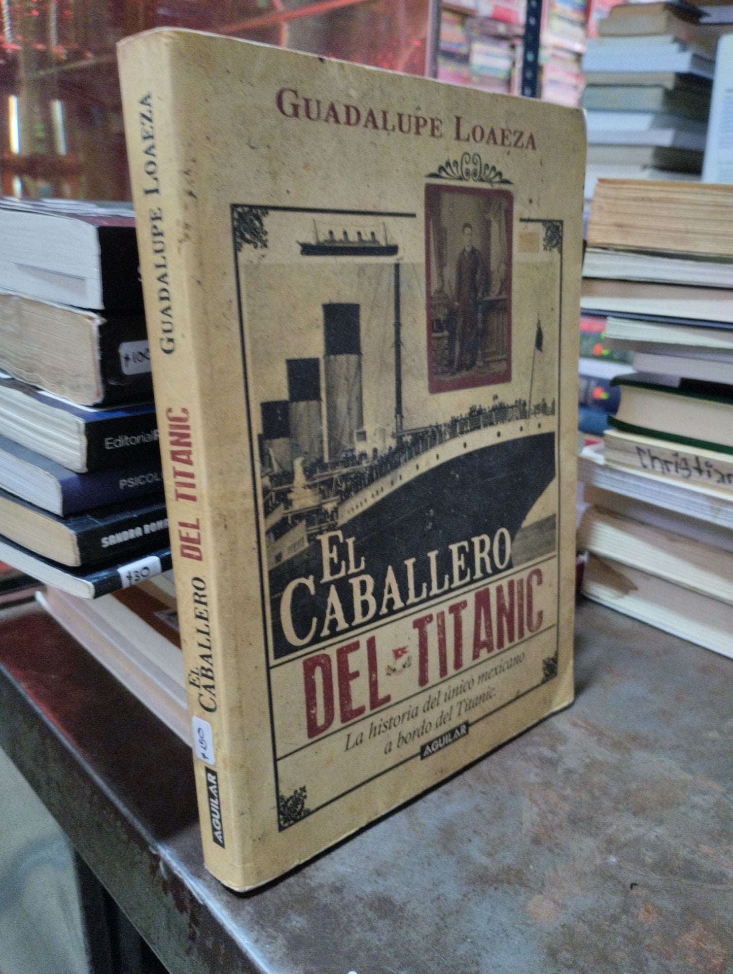 EL CABALLERO DEL TITANIC POR GUADALUPE LOAEZA USADO HISTORIA ALDAMA