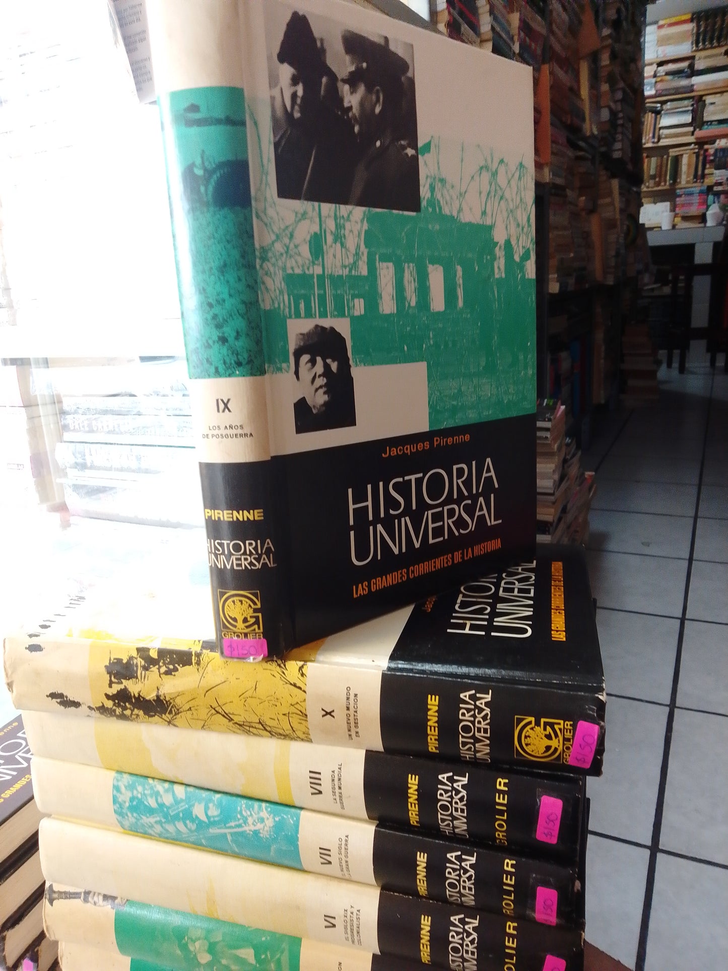 HISTORIA UNIVERSAL POR JACQUES PIRENNE 10 TOMOS USADO HISTORIA JUAREZ