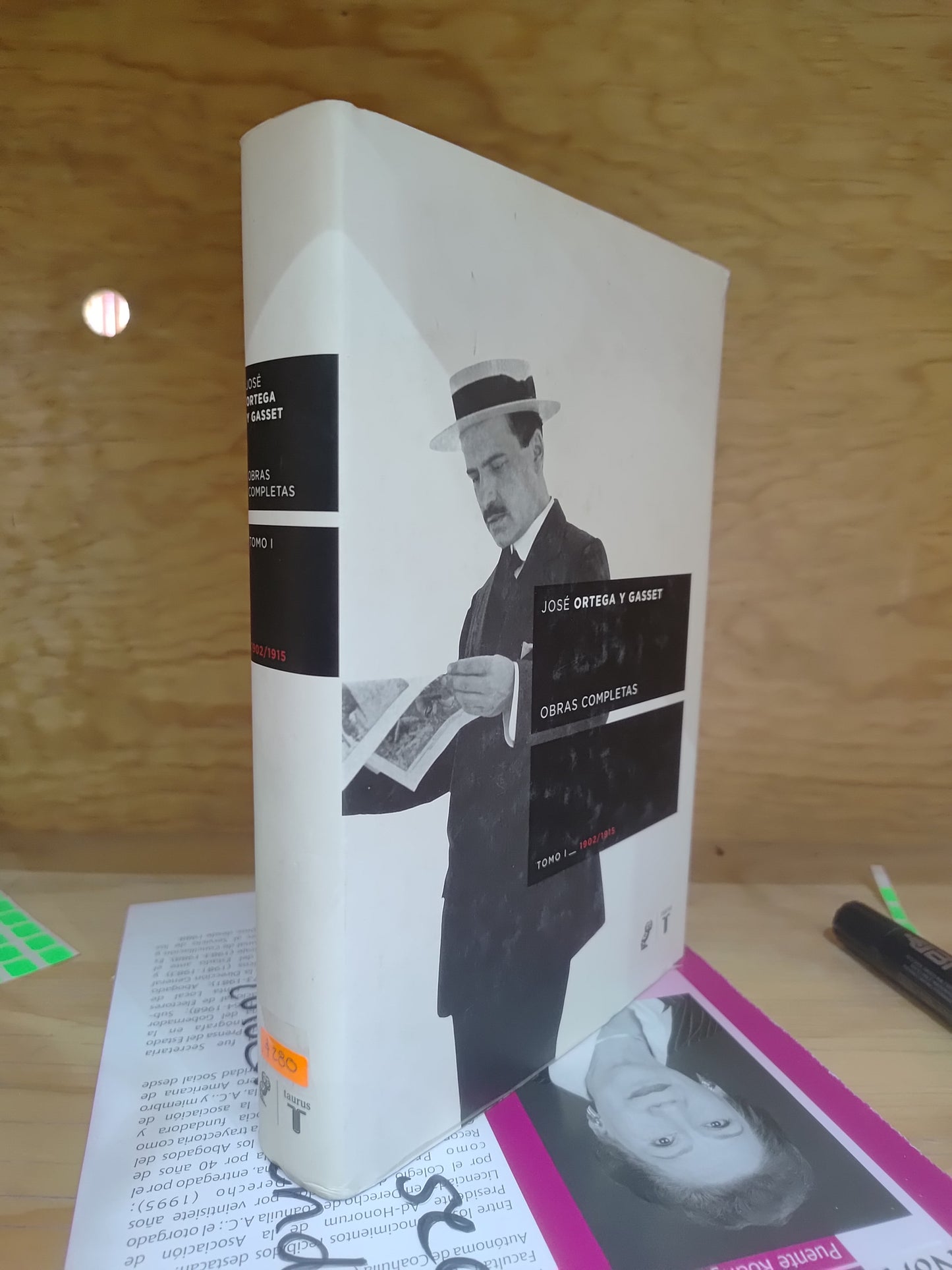 OBRAS COMPLETAS TOMO 1 POR JOSE ORTEGA Y GASSET USADO NOVELAS JUAREZ 515