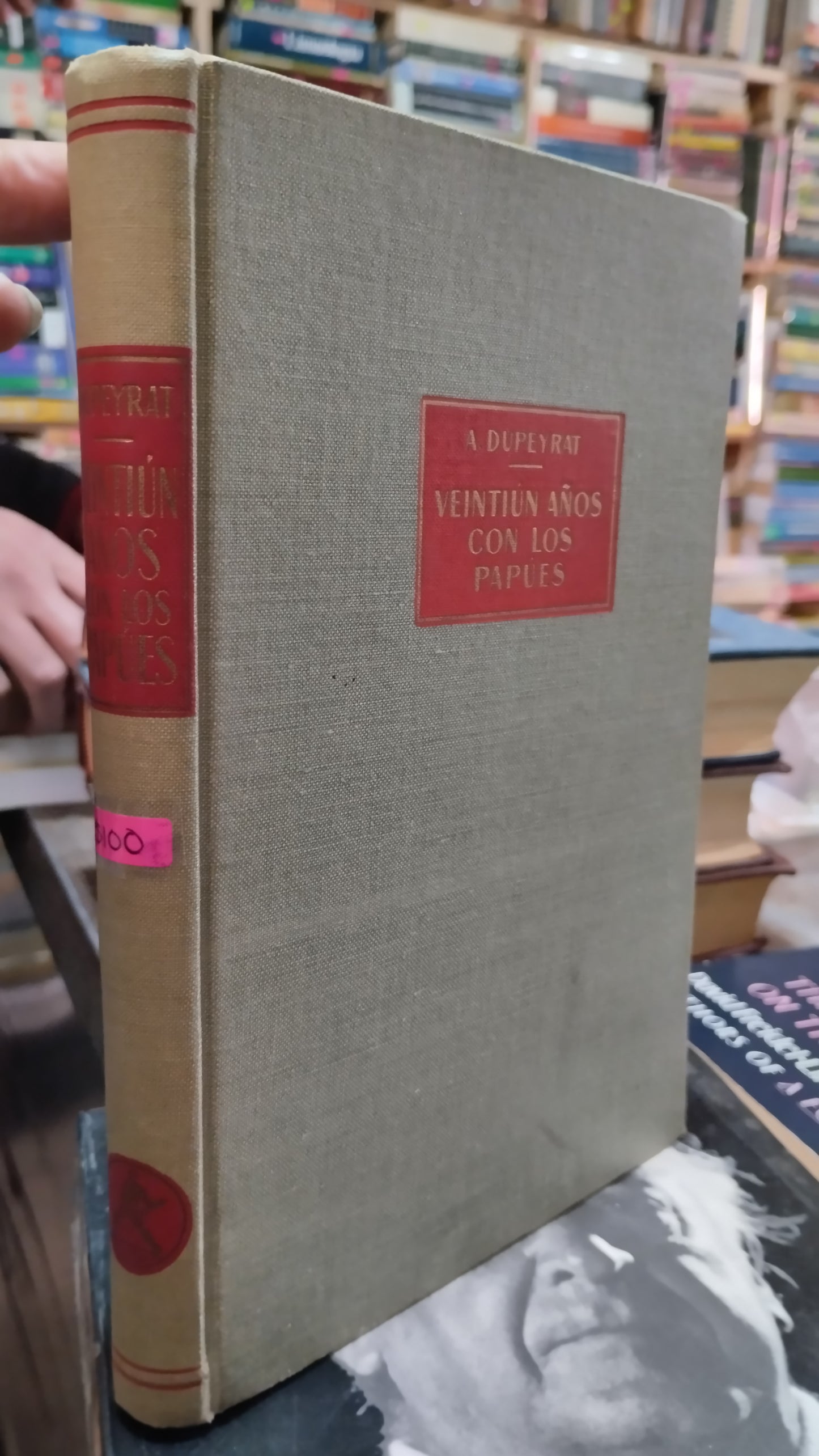 VEINTIUN AÑOS CON LOS PAPUES POR A DUPEYRAT LIBRO USADO HISTORIA ALDAMA