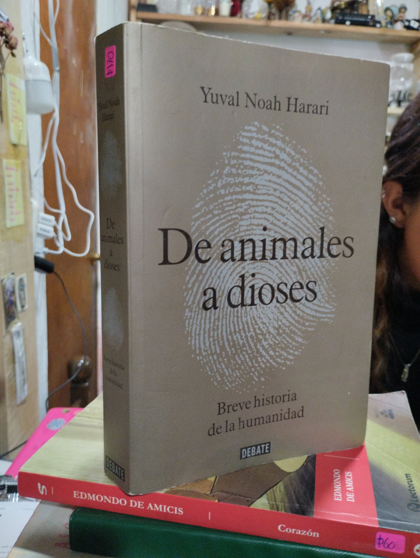 DE ANIMALES A DIOSES POR YUVAL NOAH HARARI USADO NOVELAS ALDAMA