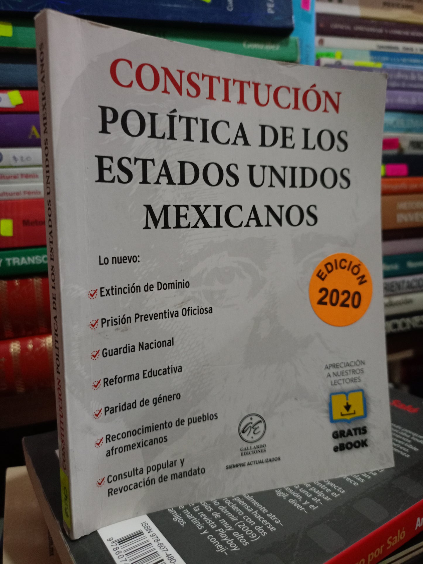 CONSTITUCION POLITICA DE LOS ESTADOS UNIDOS MEXICANOS USADO DERECHO LITERARIO 305