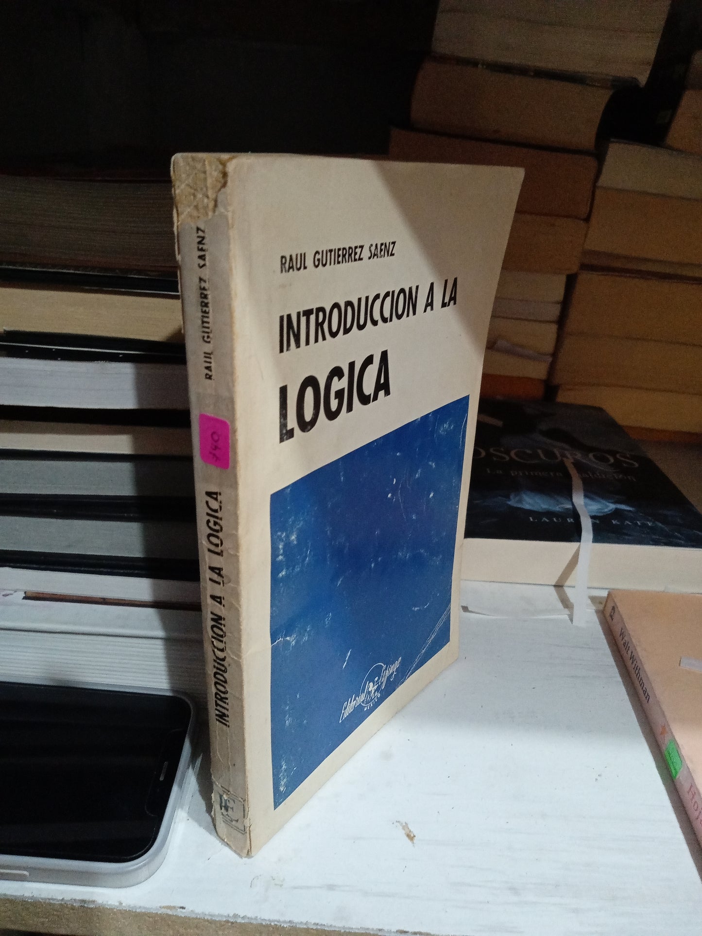 INTRODUCCION A LA LOGICA POR RAUL GUITIERRE SAENZ USADO SOCIOLOGIA JUAREZ