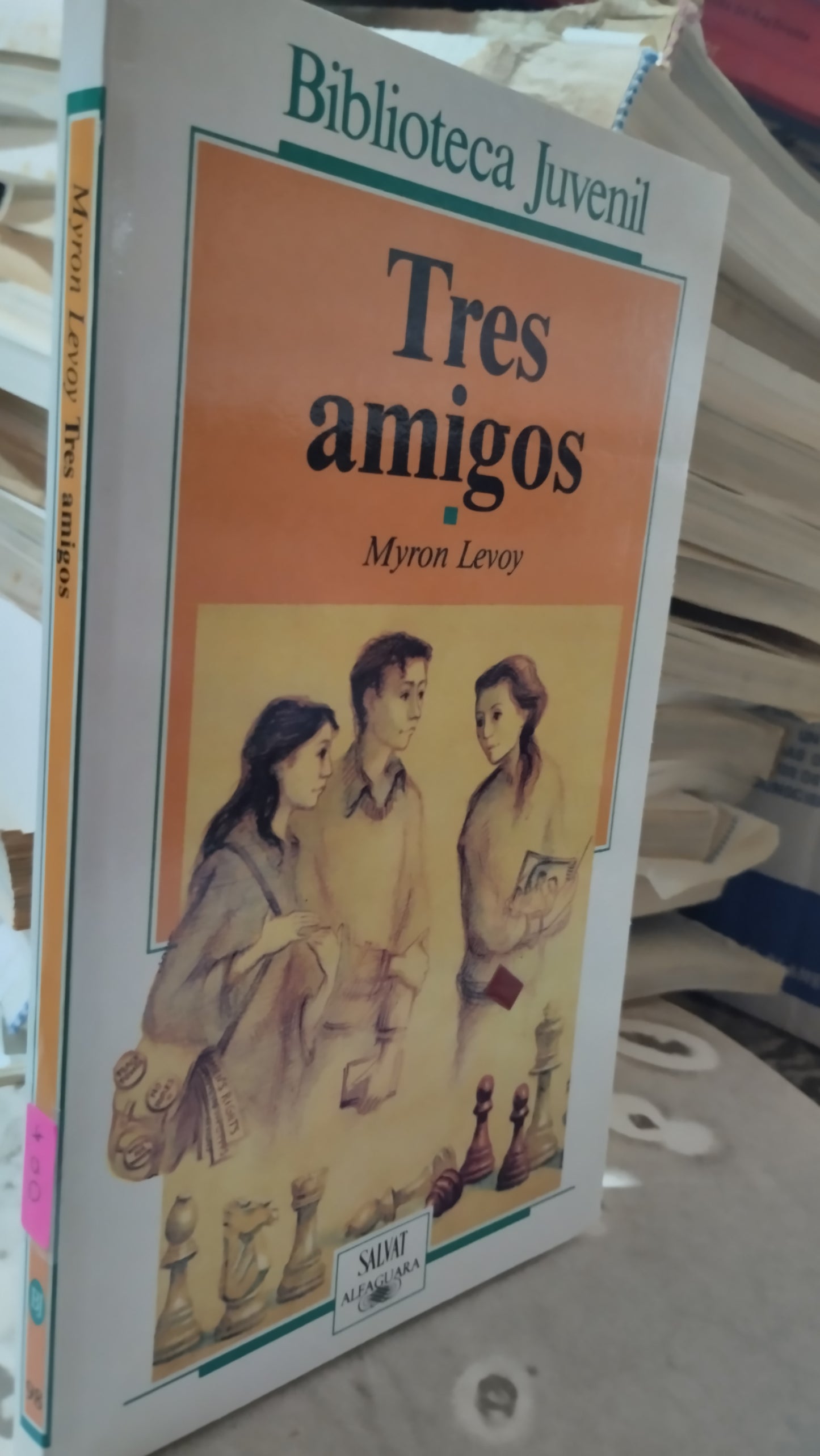 TRES AMIGOS POR MYRON LEVOY LIBRO USADO INFANTIL ALDAMA