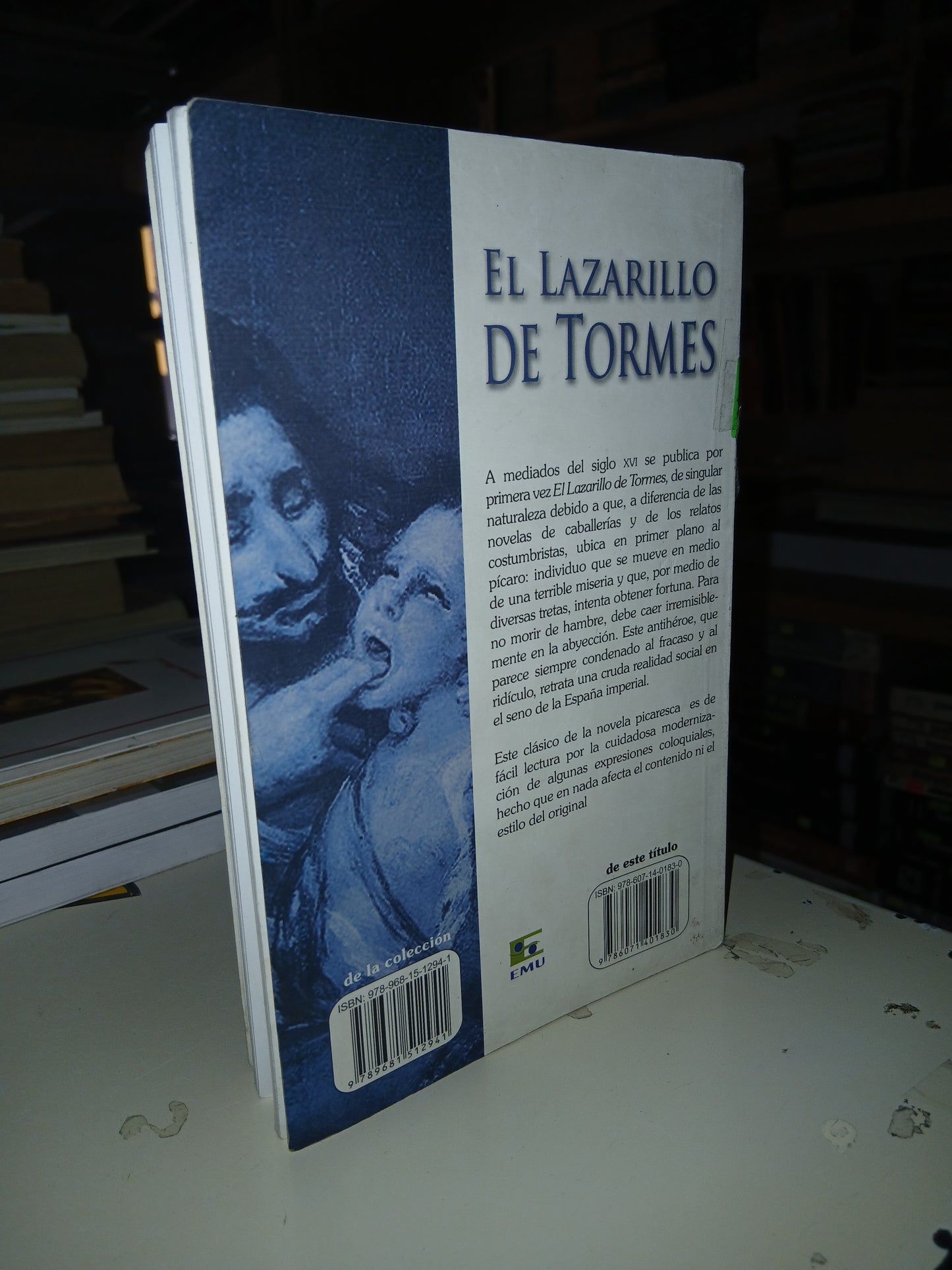 EL LAZARILLO DE TORMES ANÓNIMO USADO NOVELA LITERARIO 207