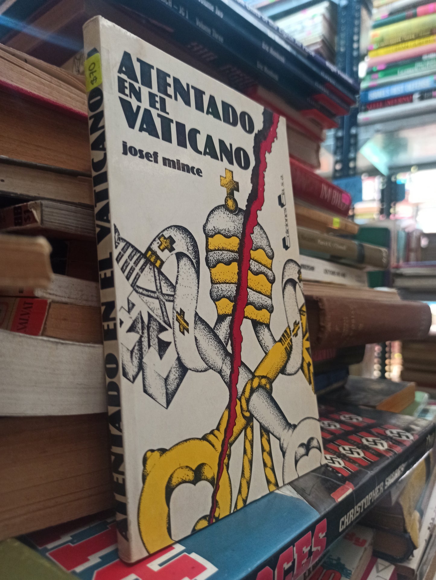 ATENTADO EN EL VATICANO POR JOSEF MINCE USADO NOVELAS ALDAMA