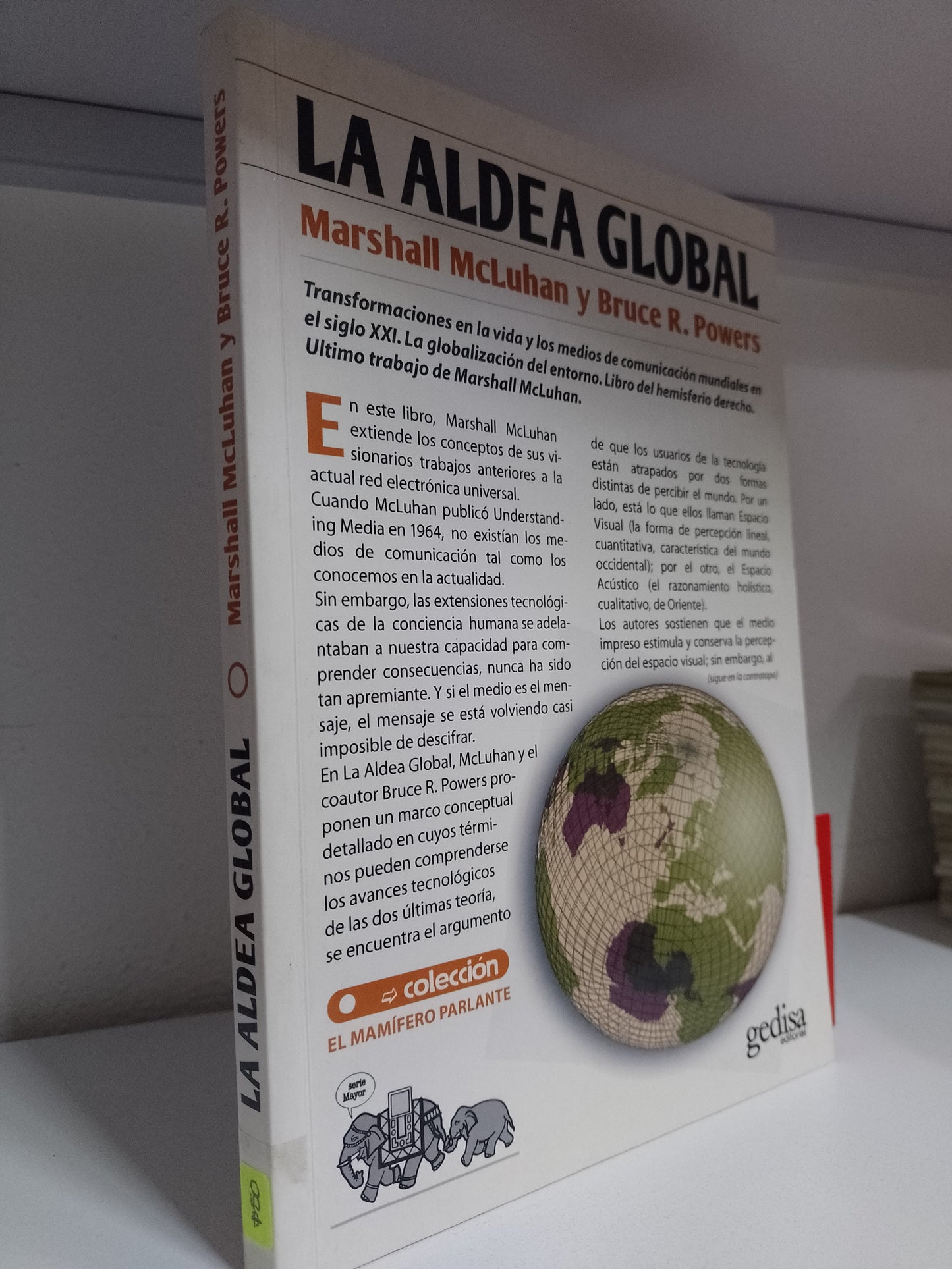 LA ALDEA GLOBAL POR MARSHALL MCLUHAN Y BRUCE R POWERRS USADO GEOGRAFIA JUAREZ 515